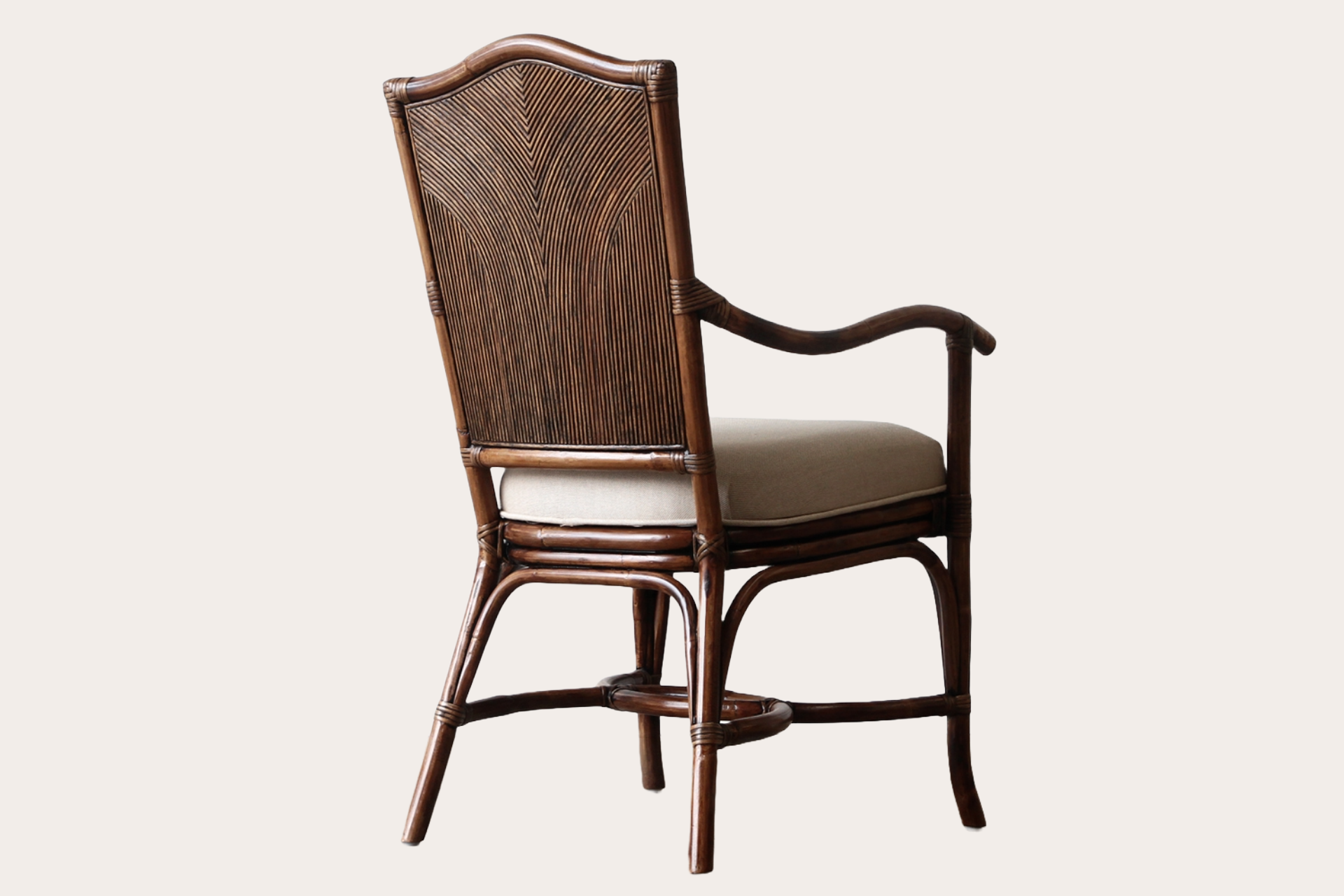 Ambience Pencil Reed Rattan Carver Chair