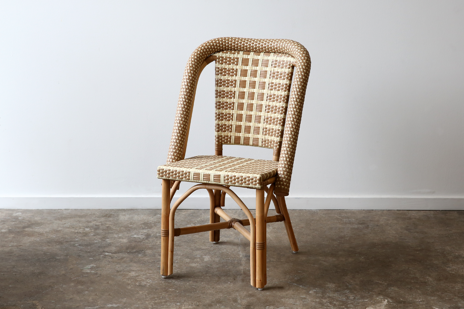 Andorra Side Chair - Taupe & Ringlet