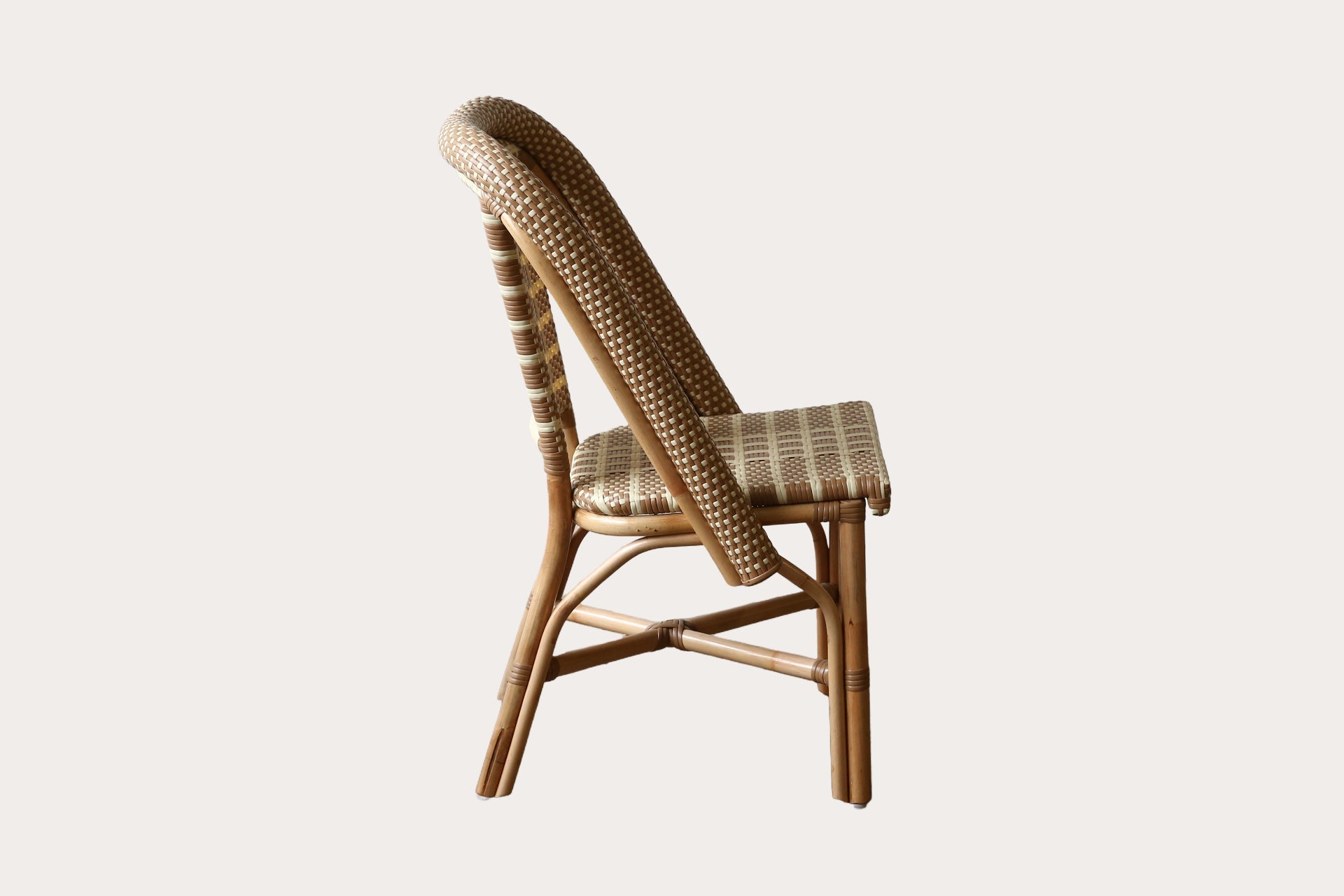 Andorra Side Chair - Taupe & Ringlet