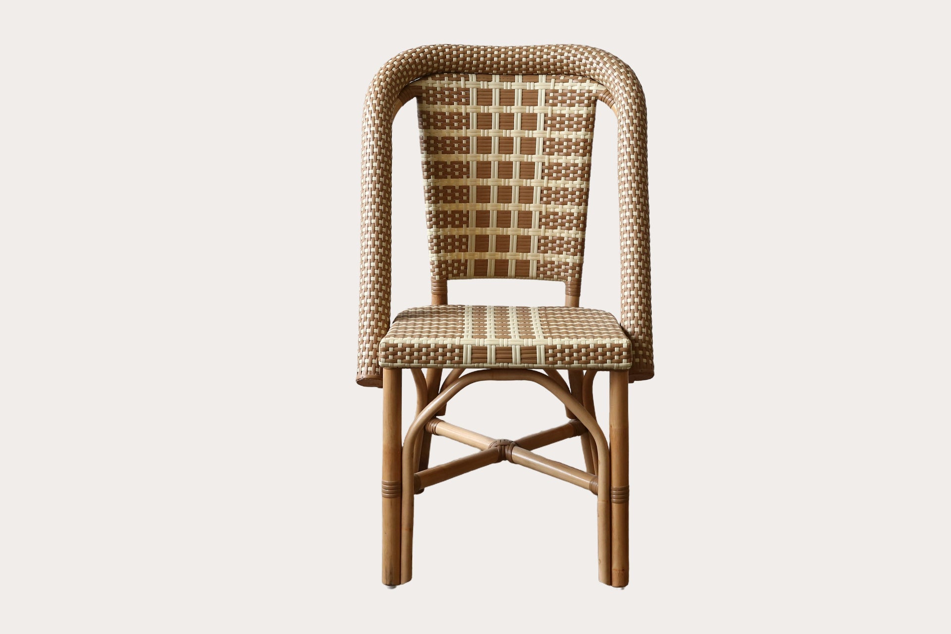 Andorra Side Chair - Taupe & Ringlet