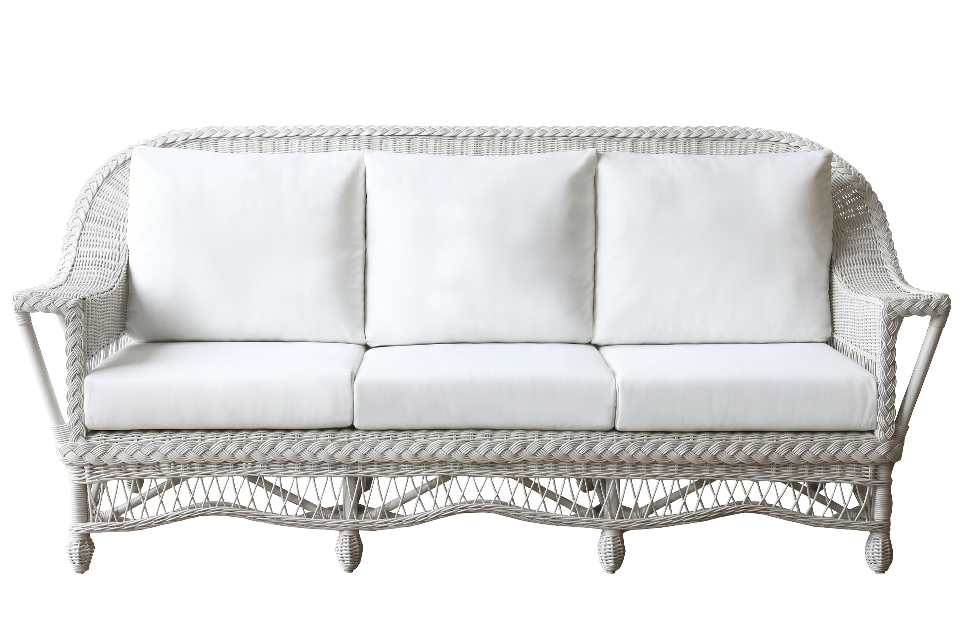 Bar Harbour 3 Seater. White