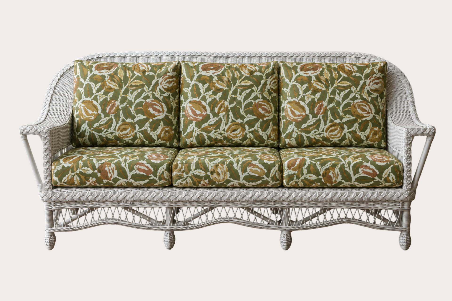 Bar Harbour 3 Seater. White