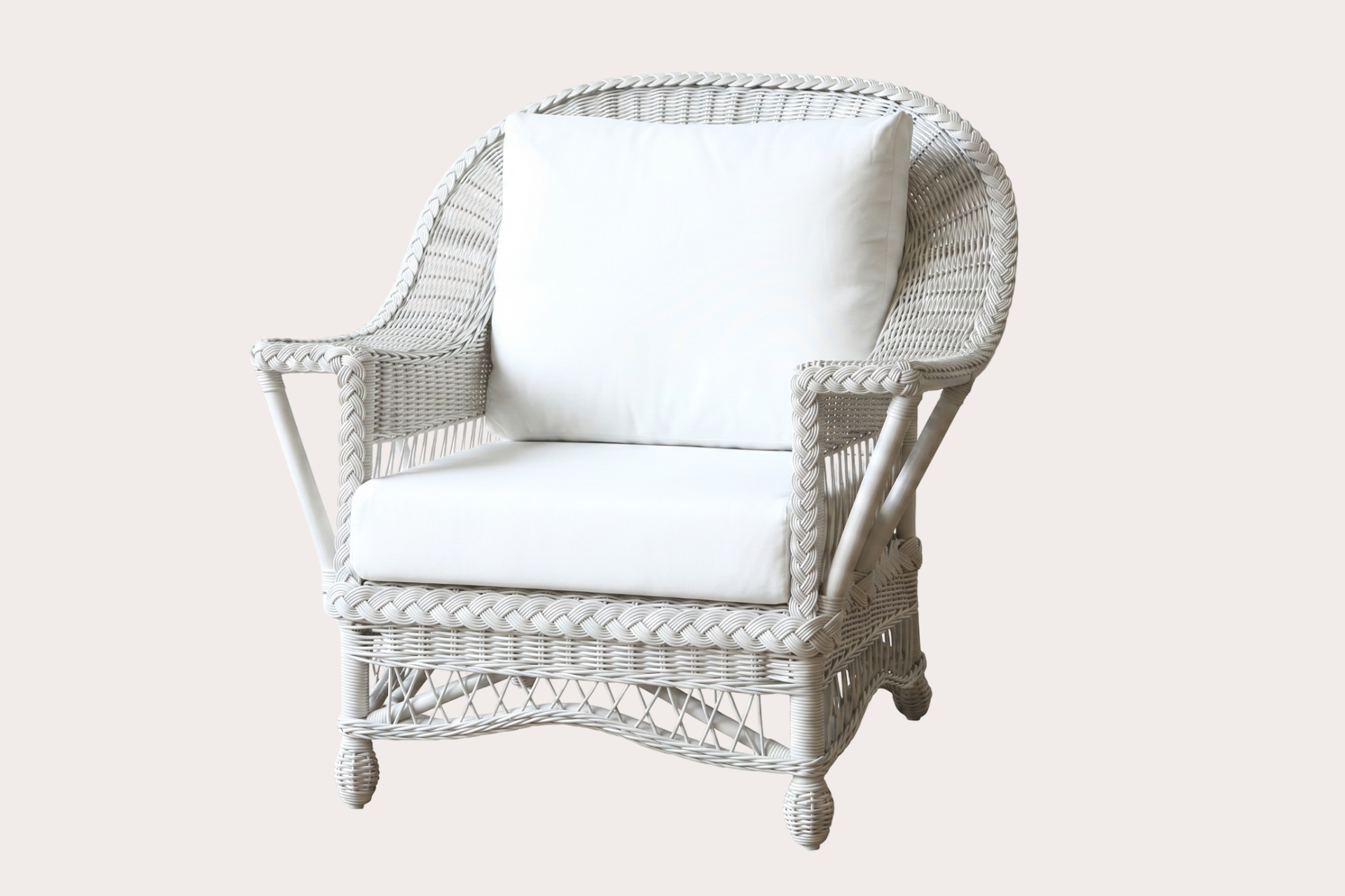 Bar Harbour Armchair. White