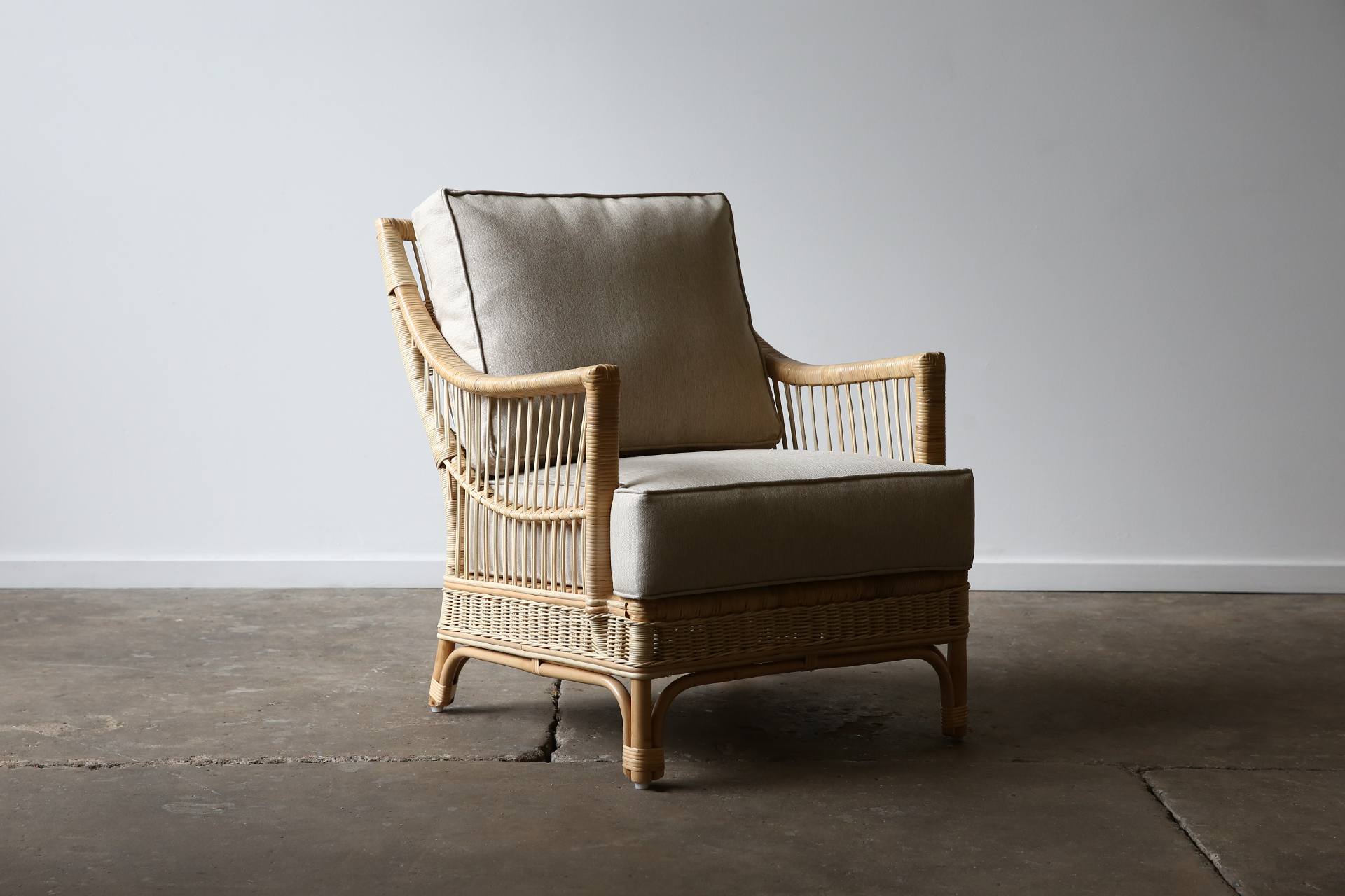 Barletta Armchair. Natural