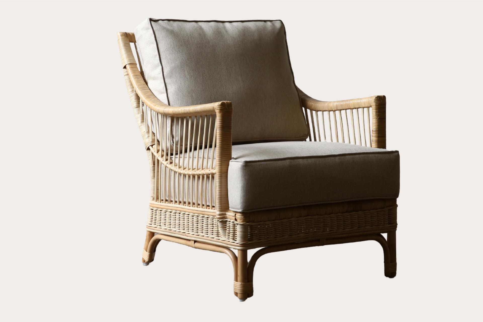 Barletta Armchair. Natural