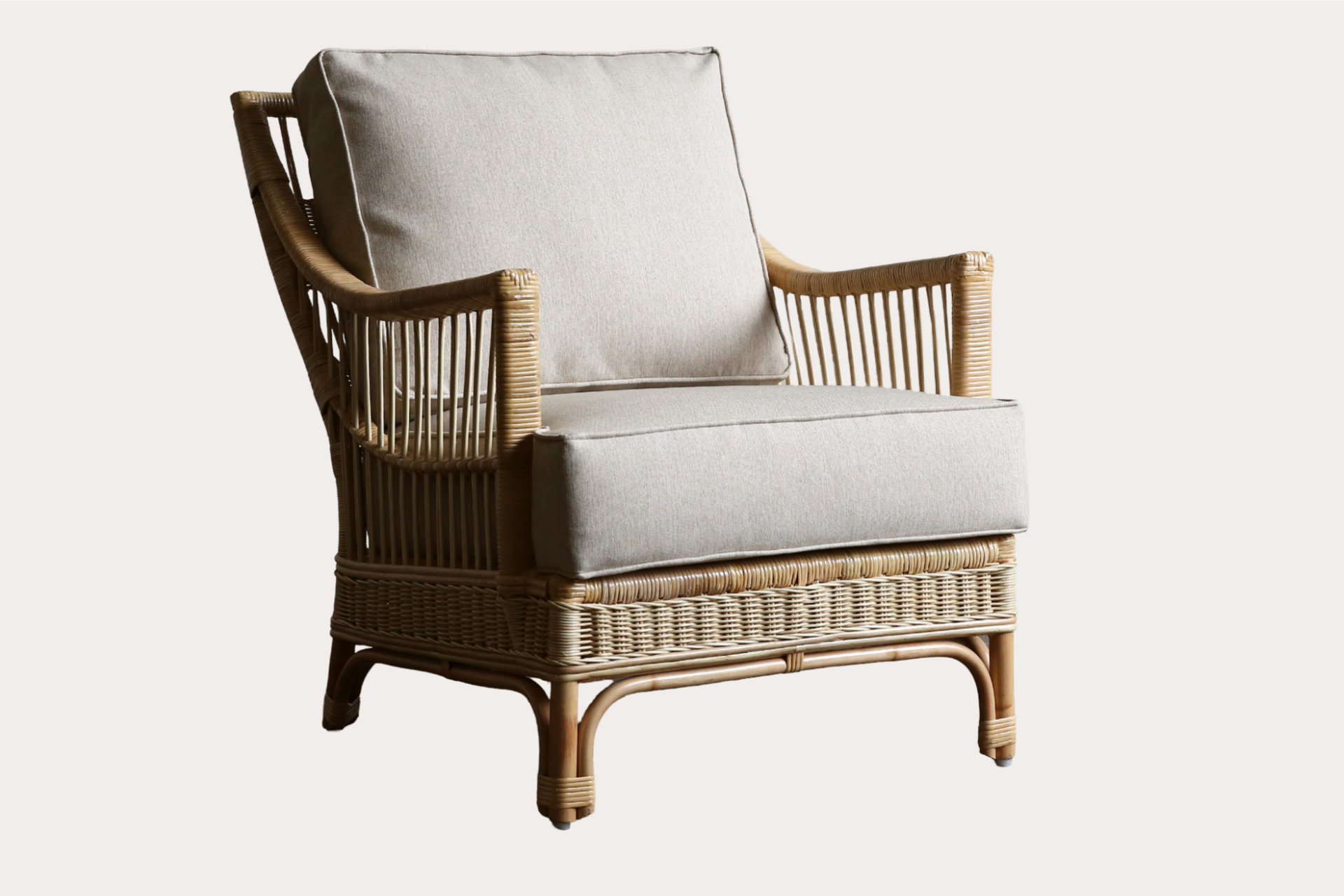 Barletta Armchair. Natural