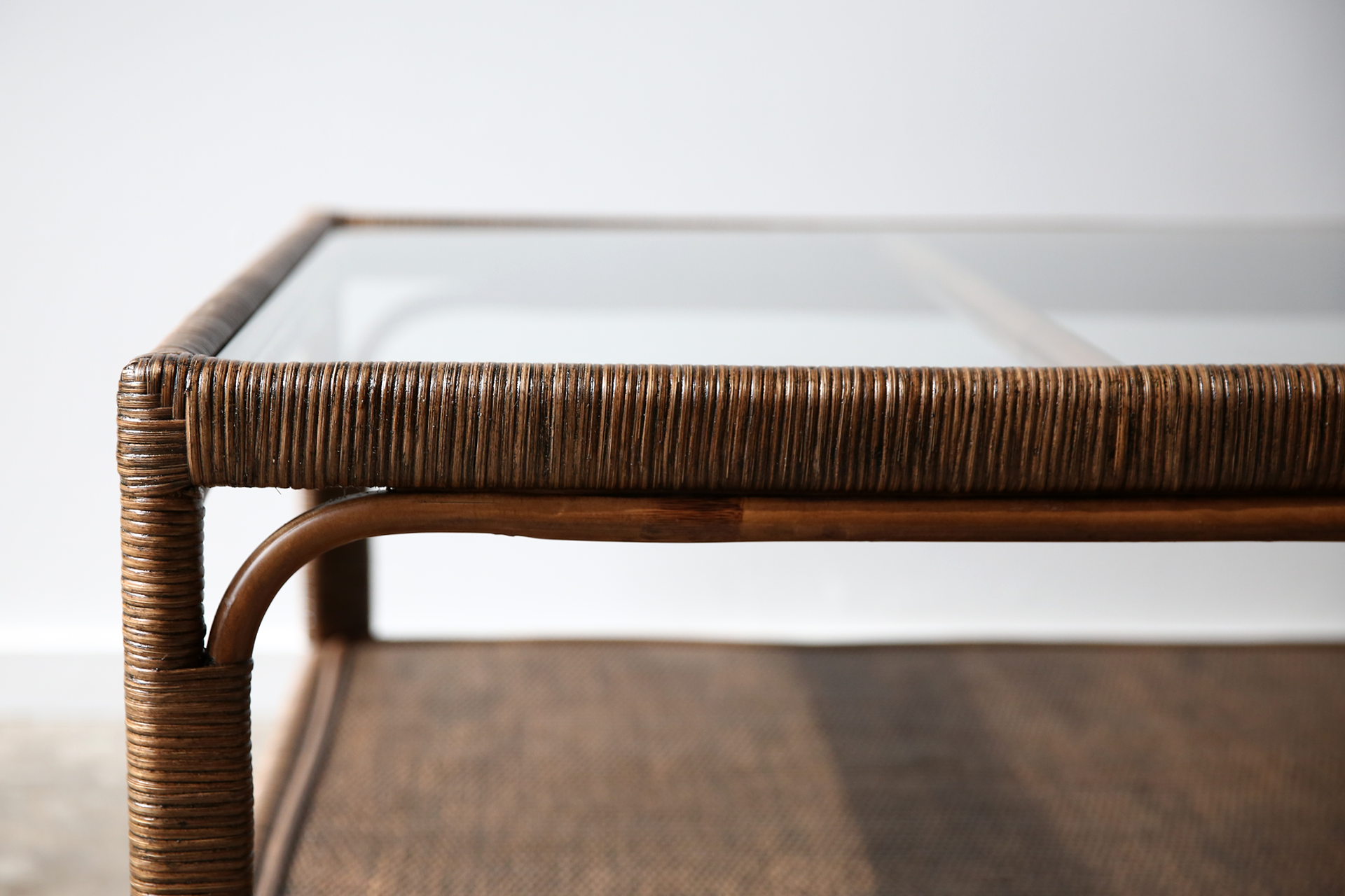 Barletta Coffee Table. Brown Wash