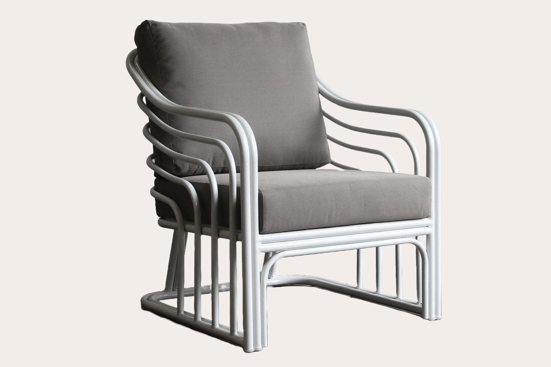Belgravia Aluminium Outdoor Armchair. White