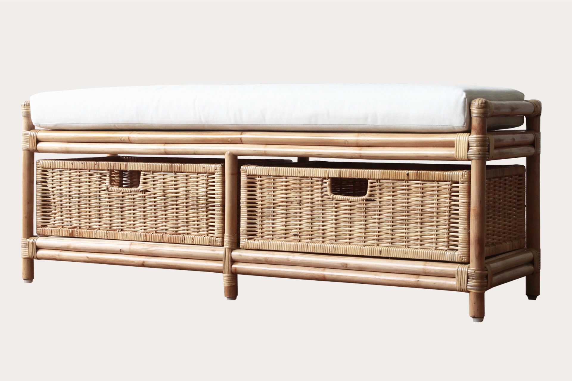 Prague Bench Seat - Natural