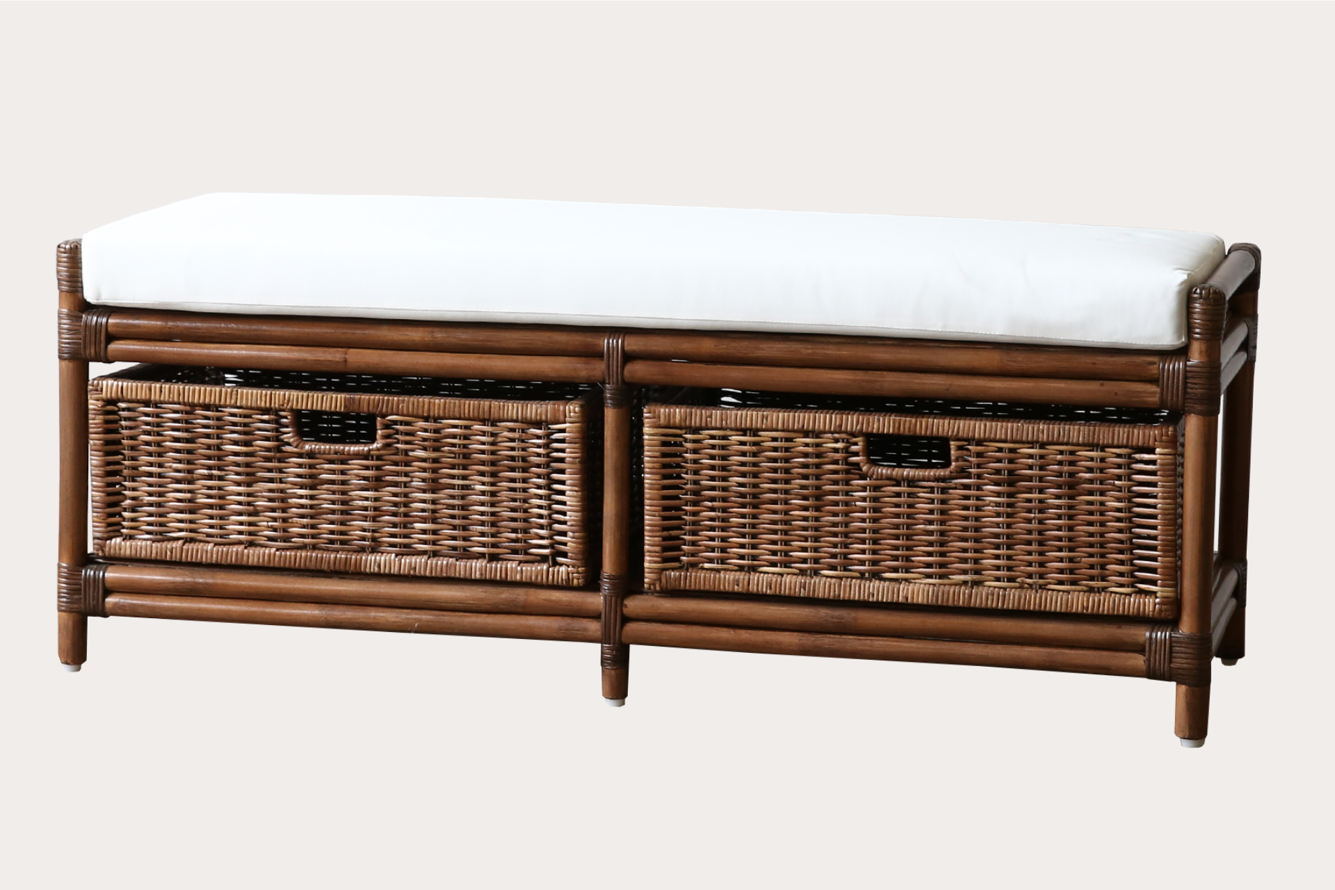 Prague Bench Seat - Brown Wash.