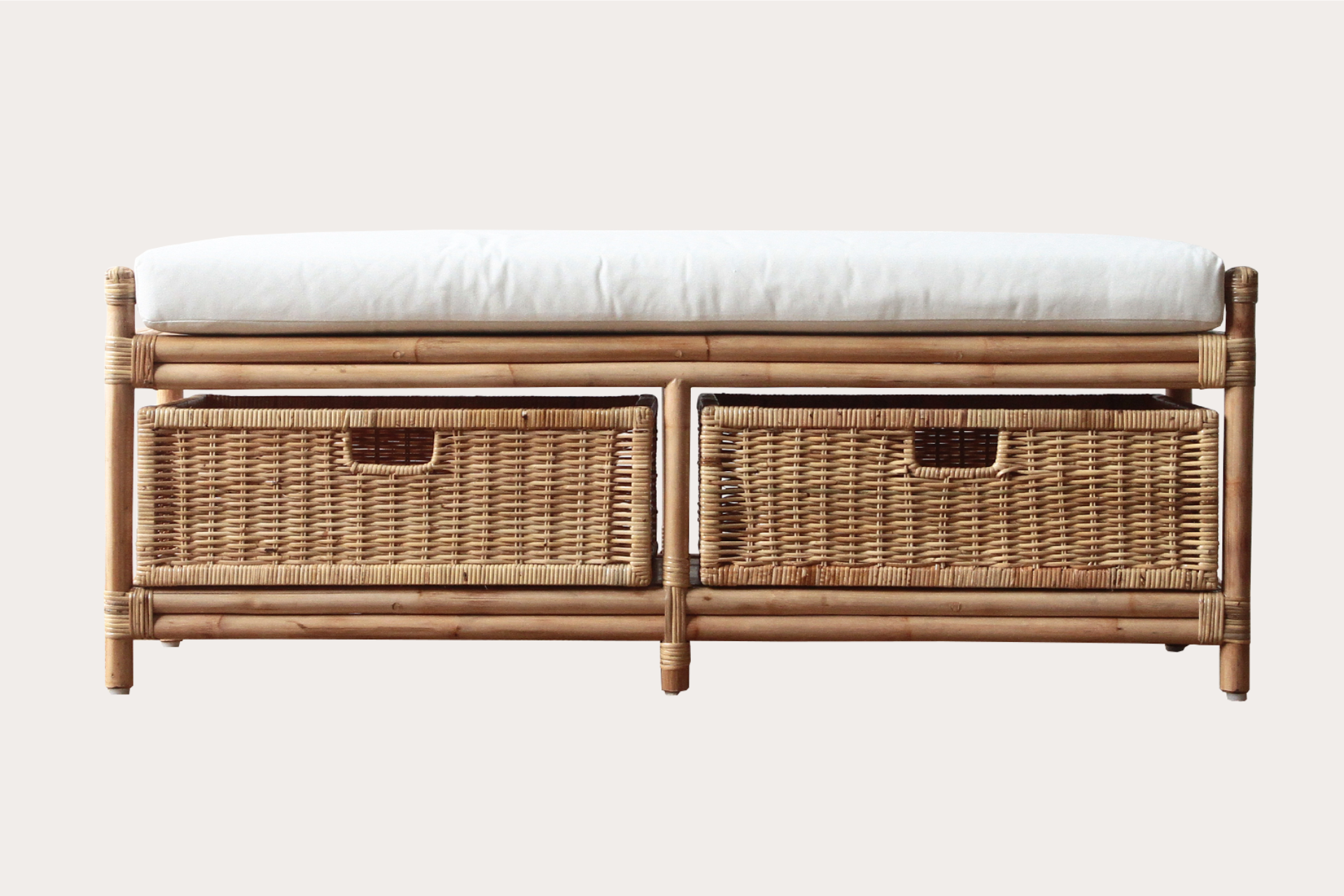 Prague Bench Seat - Natural