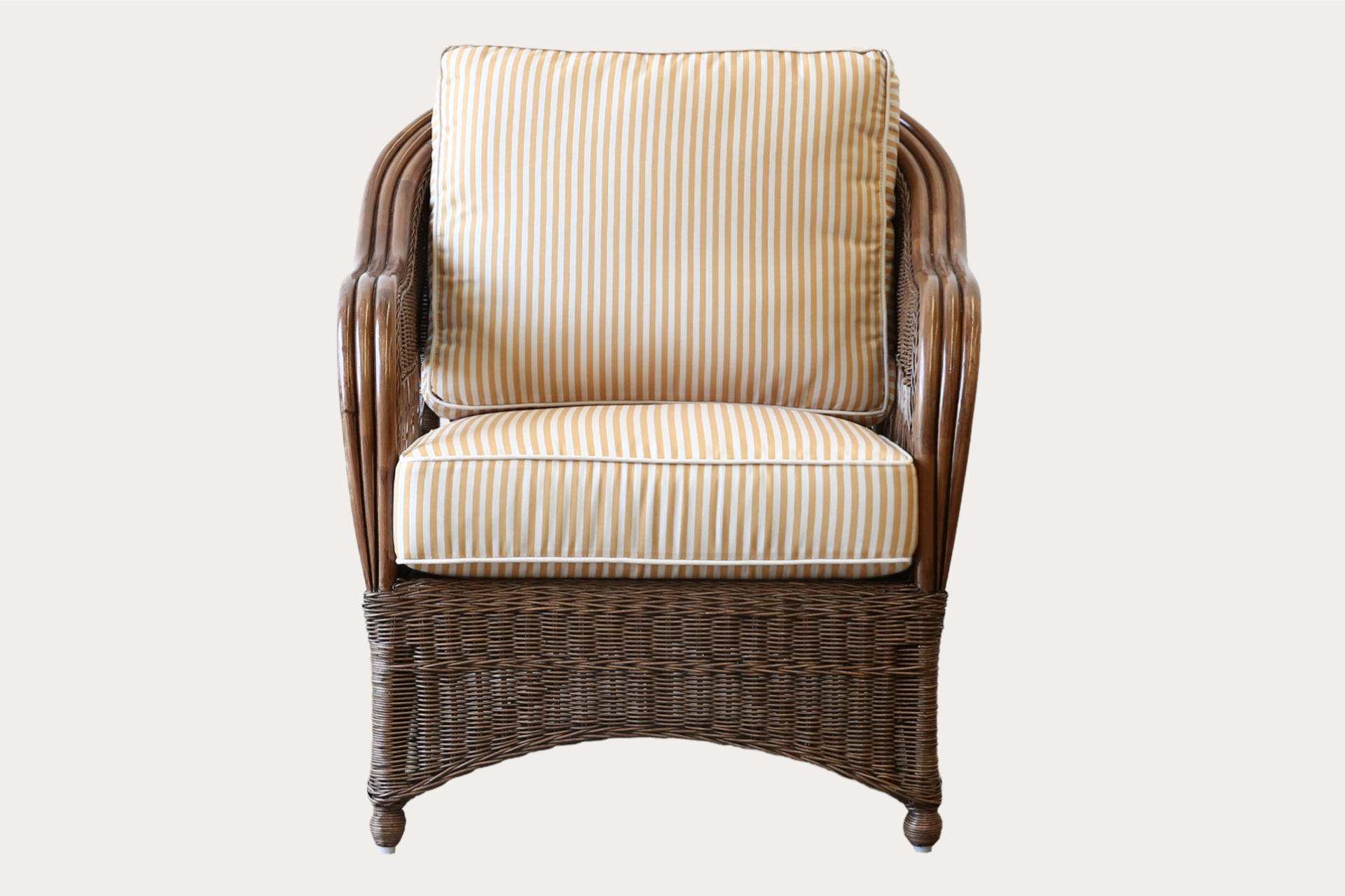 Bohol Armchair. Brown Wash