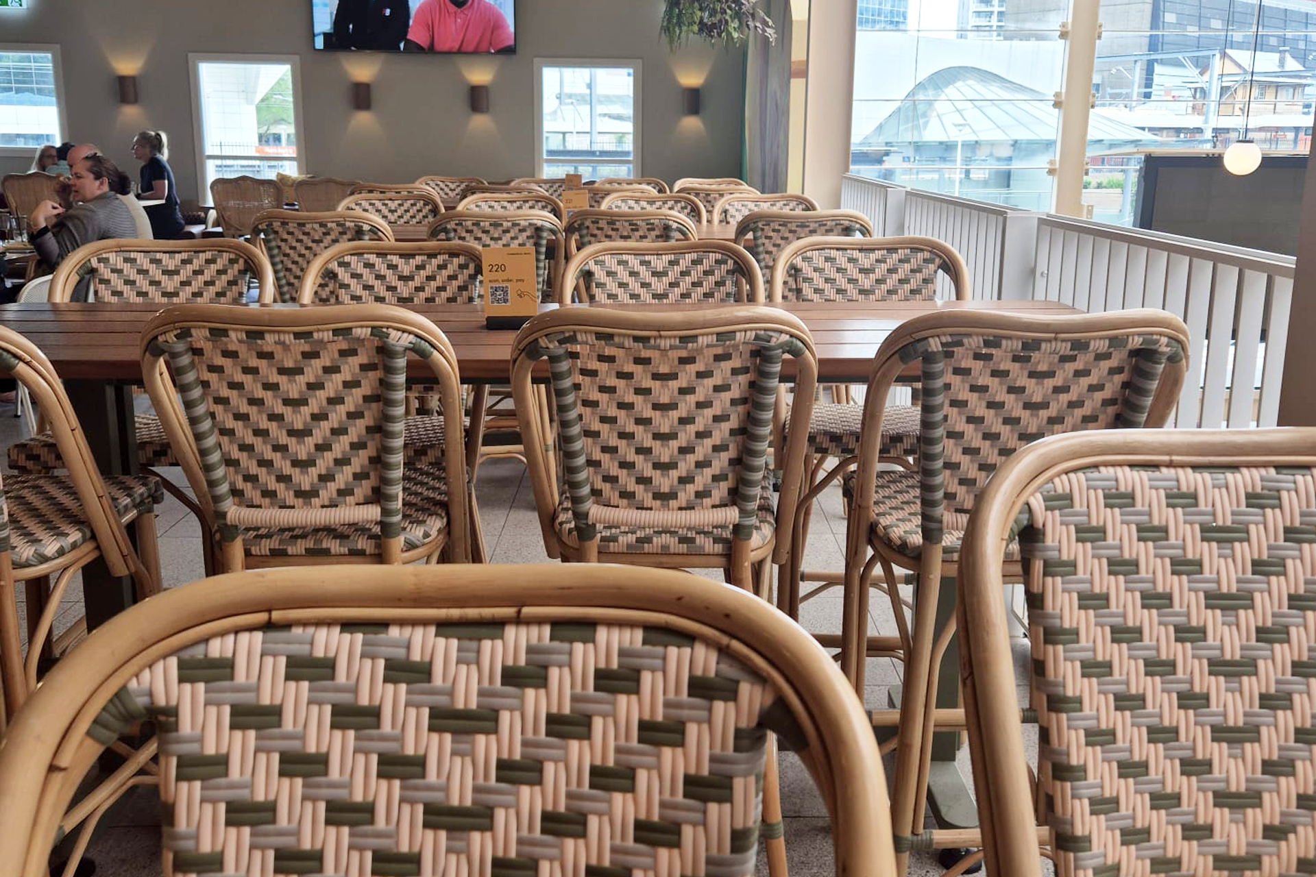 Burbank Barstool Natural Frame P13