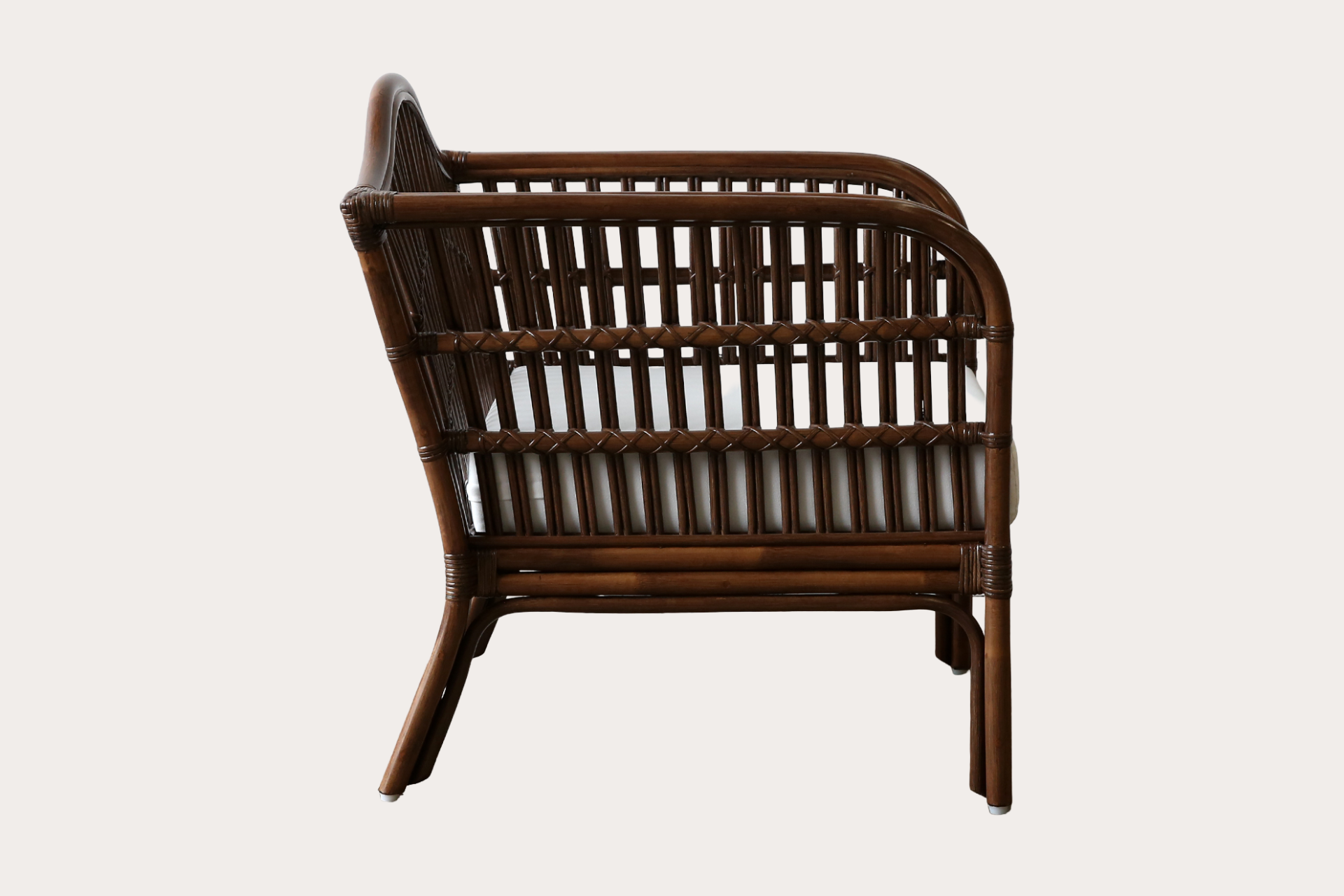 Cabarita Armchair. Brown Wash