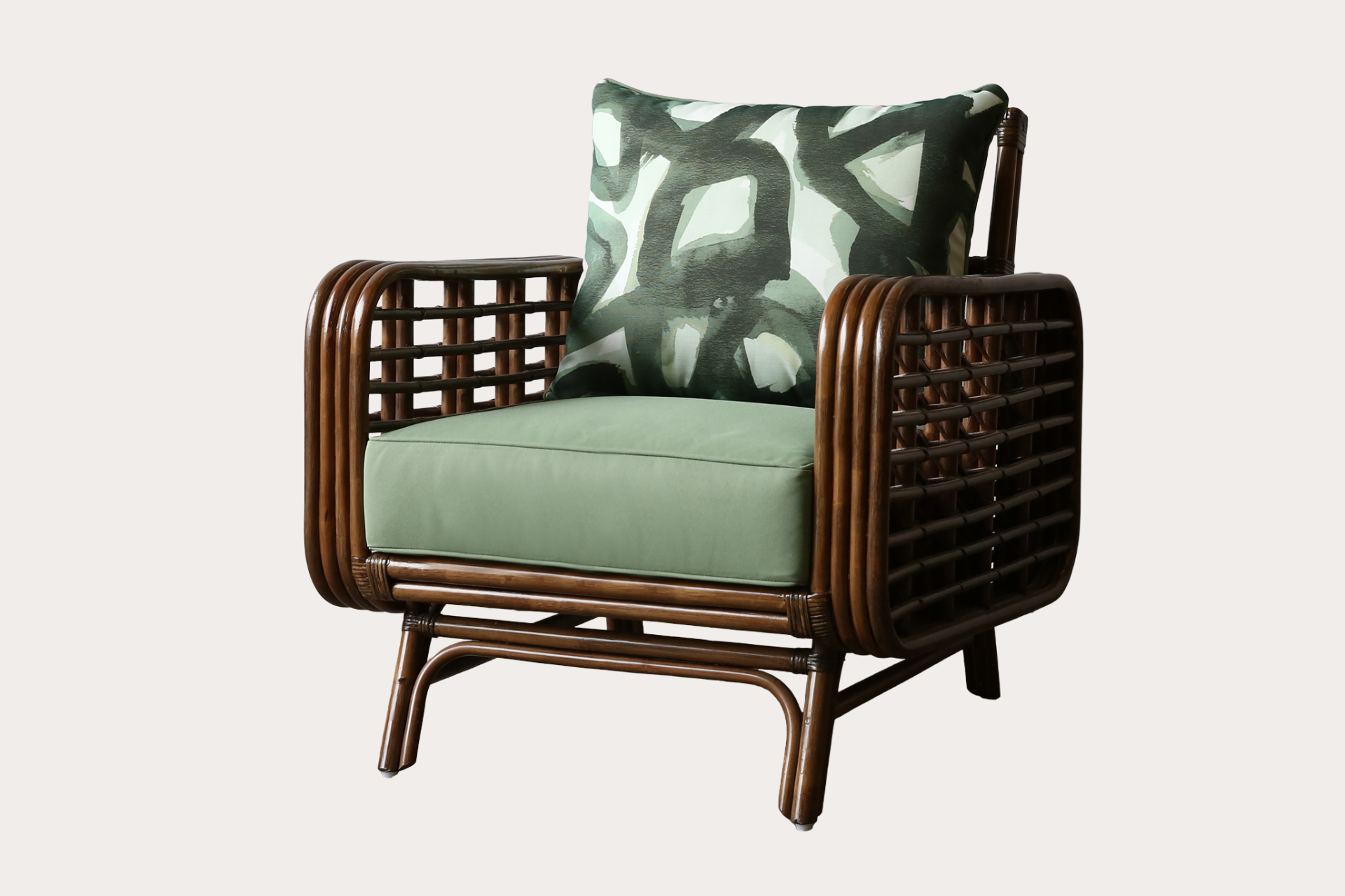 Catalina Armchair - Brown Wash