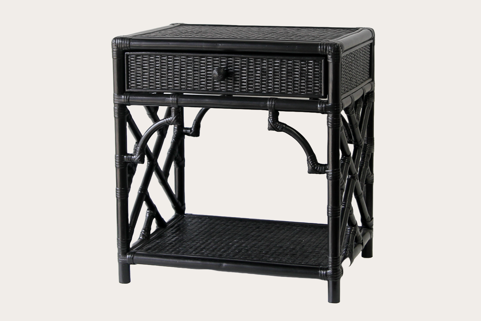 Chippendale 1 drawer Bedside