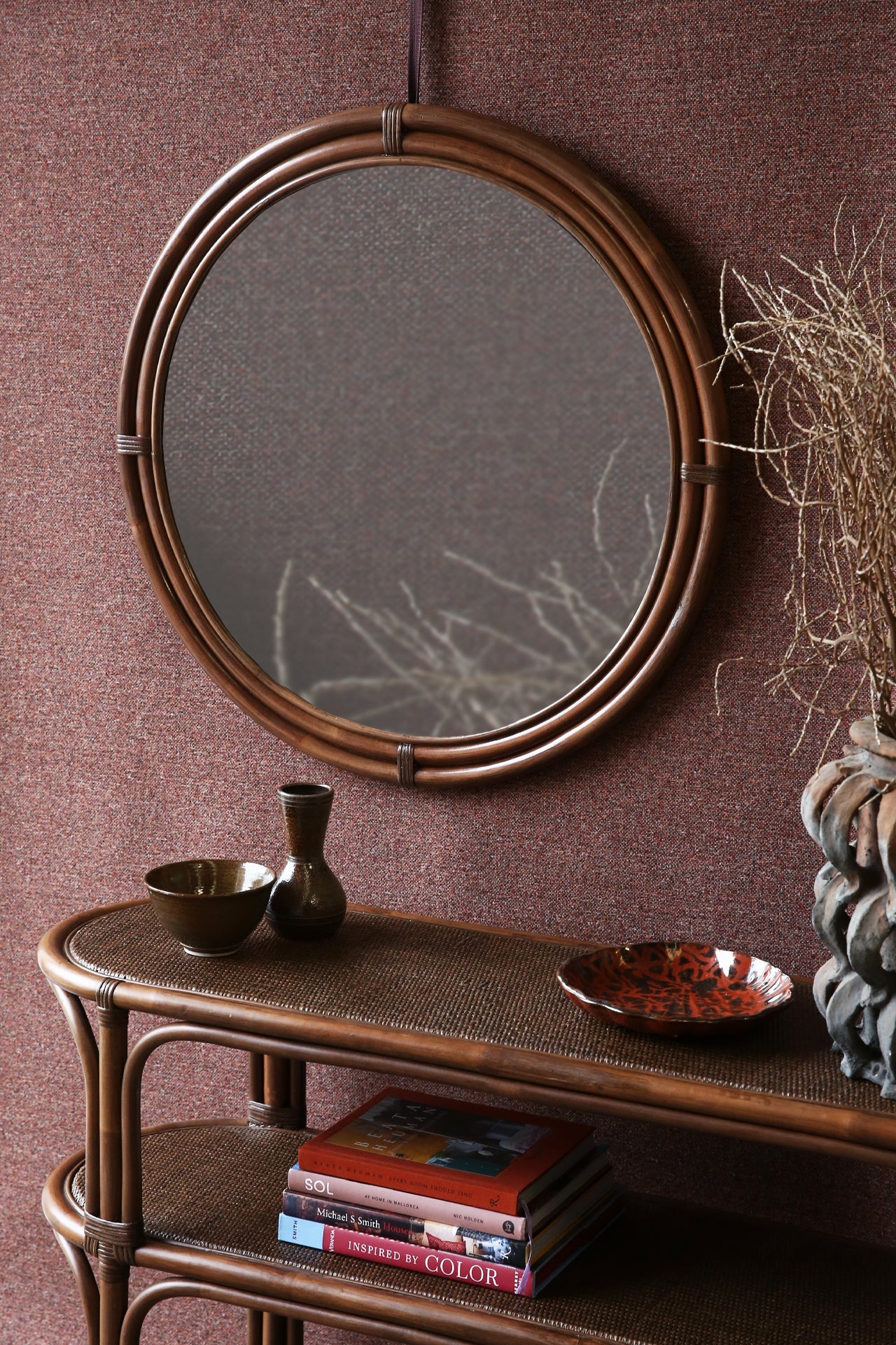 Cuban 150cm Console. Brown Wash