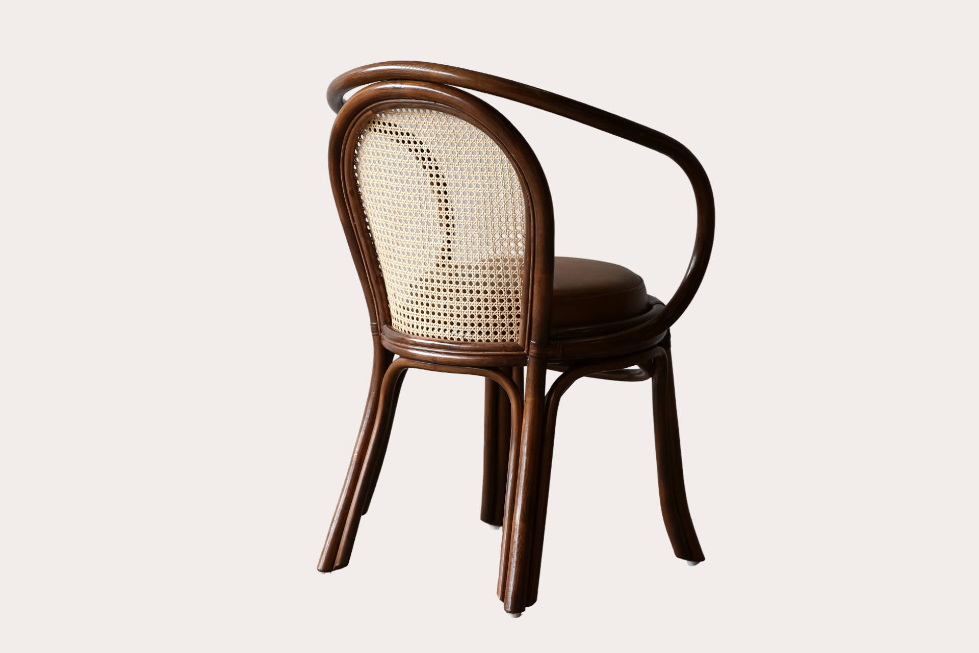 Cuban Rattan Dining Chair - Brown Wash