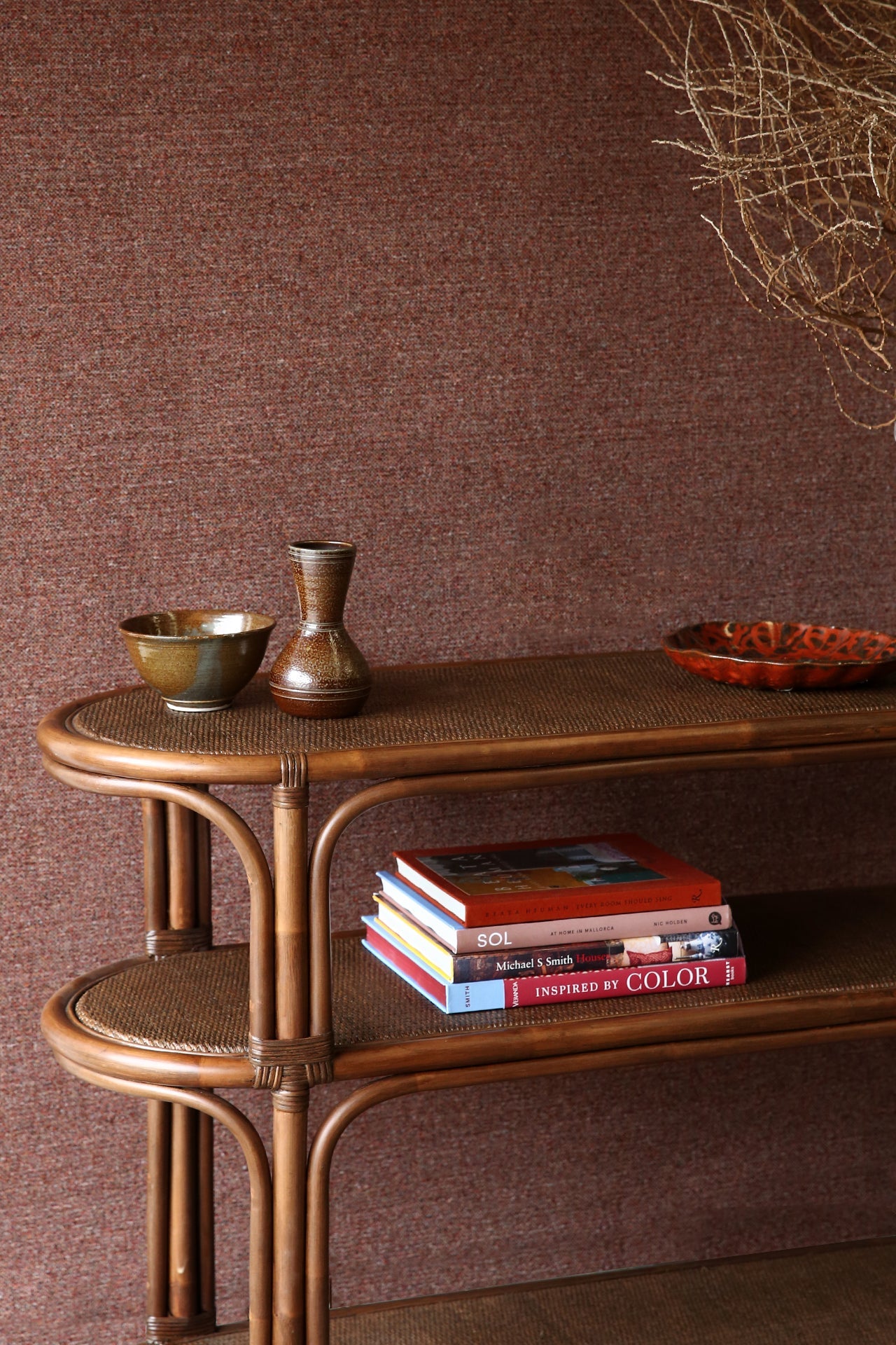 Cuban 150cm Console. Brown Wash