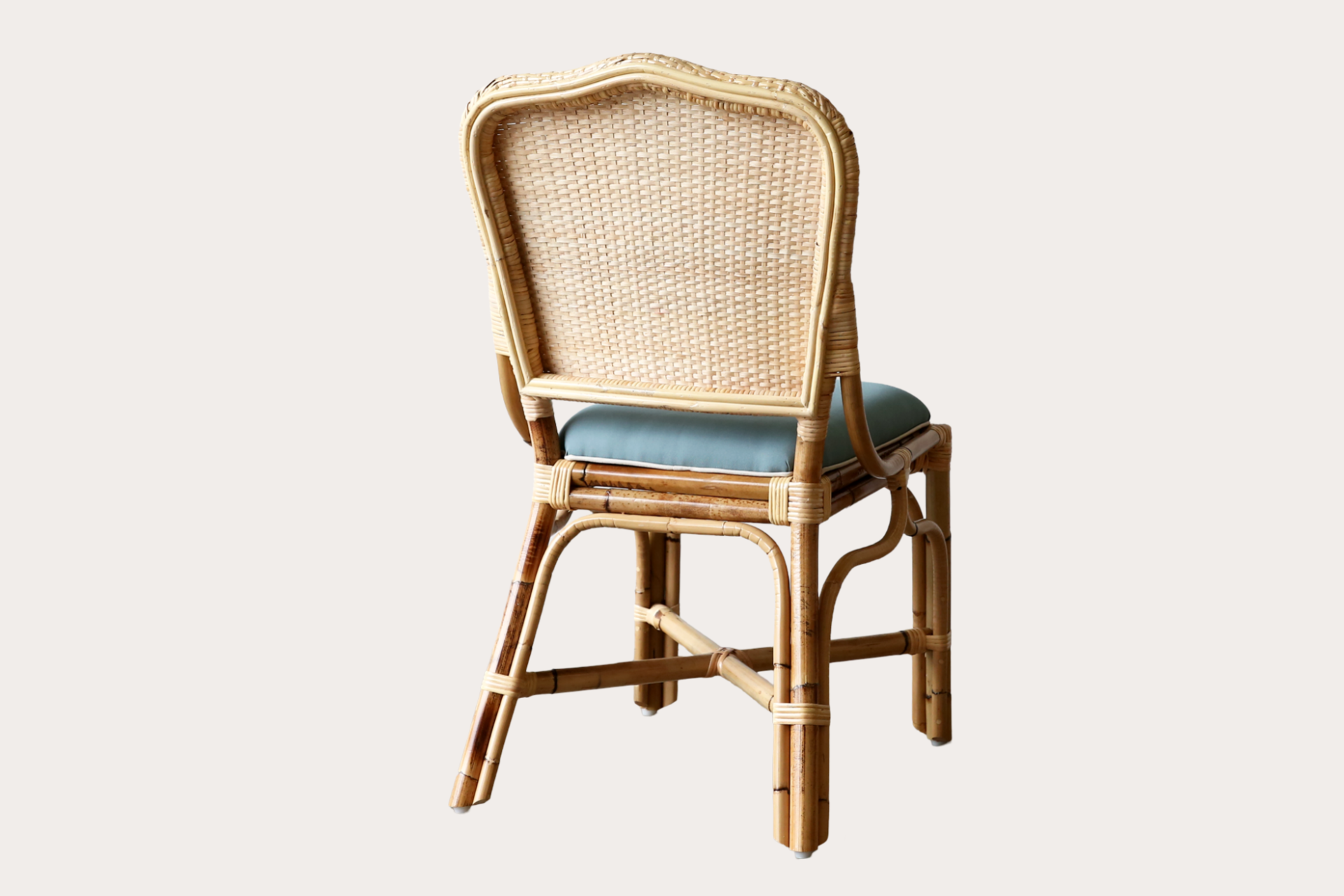 Fernhill Side Chair | Handwoven Rattan & Wicker Dining Chair