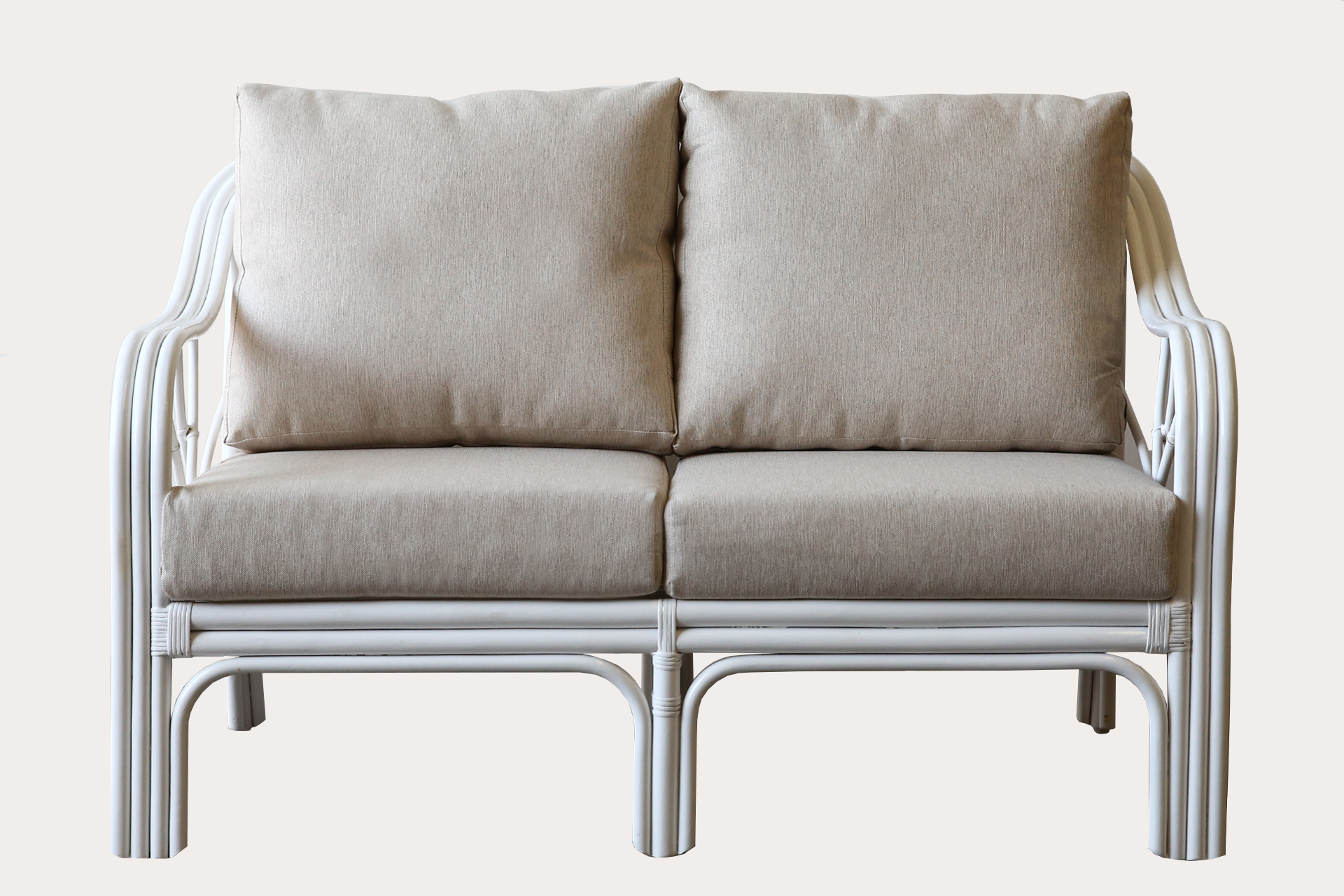 Florence 2 Seater. White