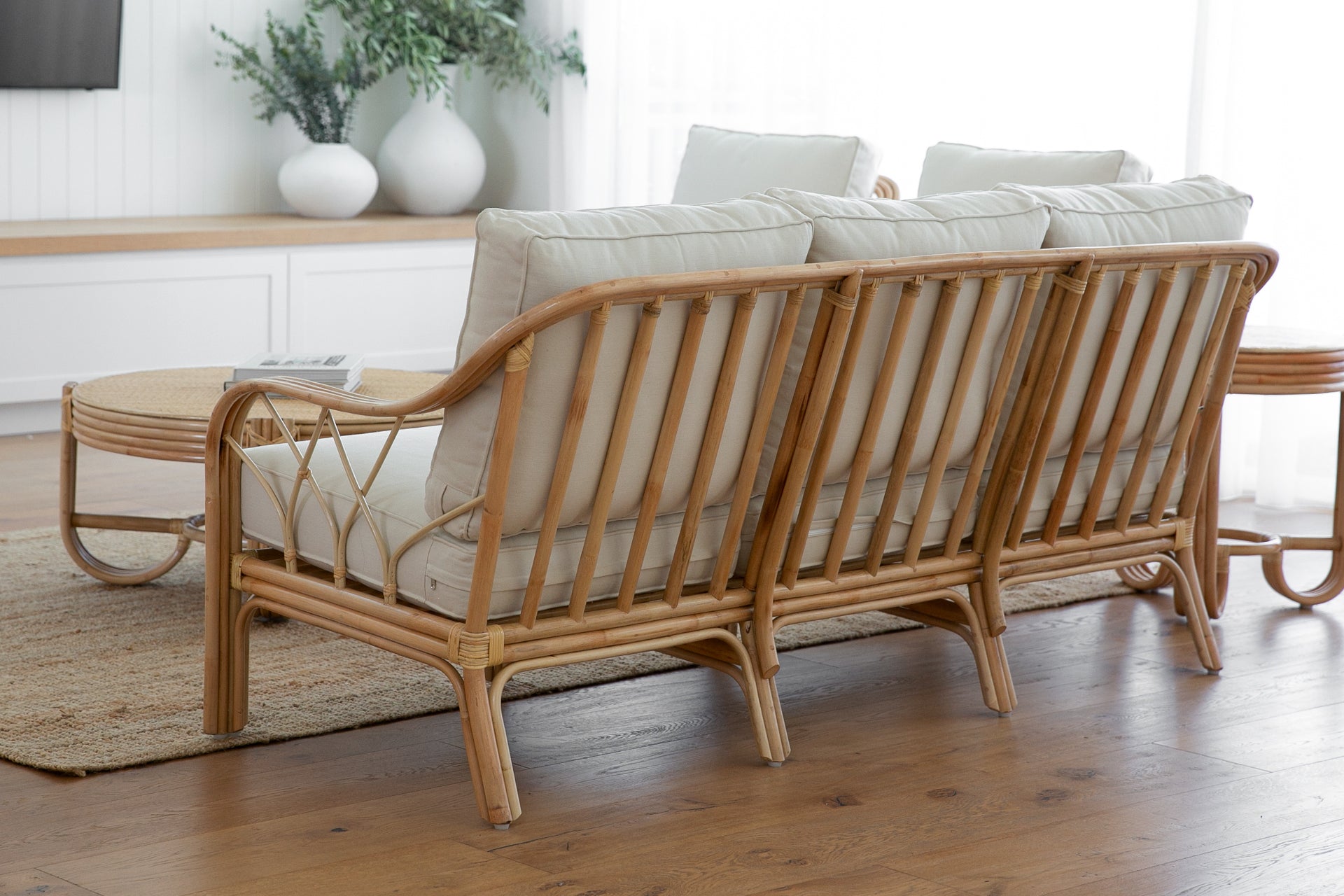 Florence 3 Seater. Natural