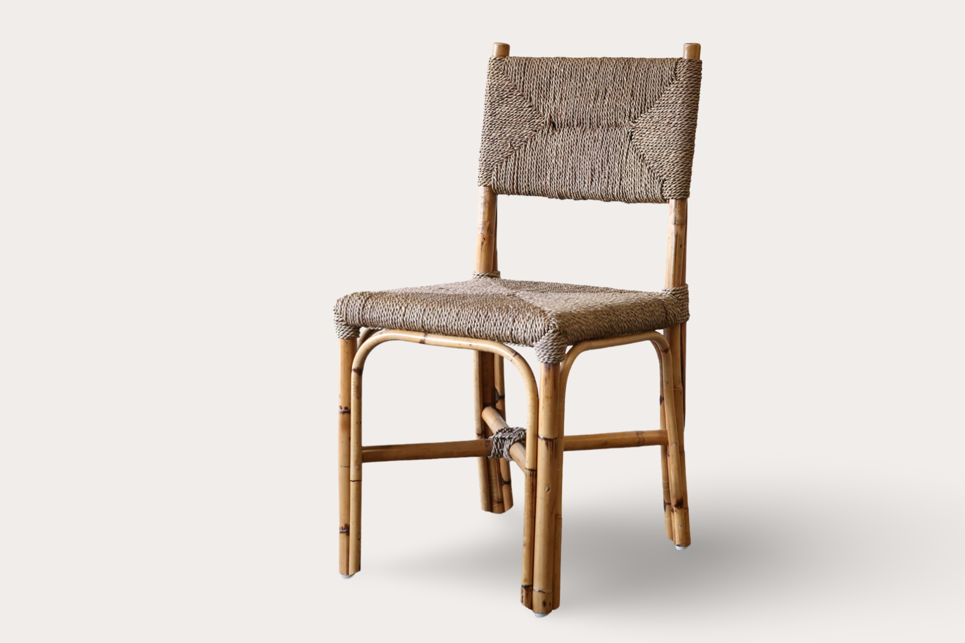 Hemingway rattan and rope dining