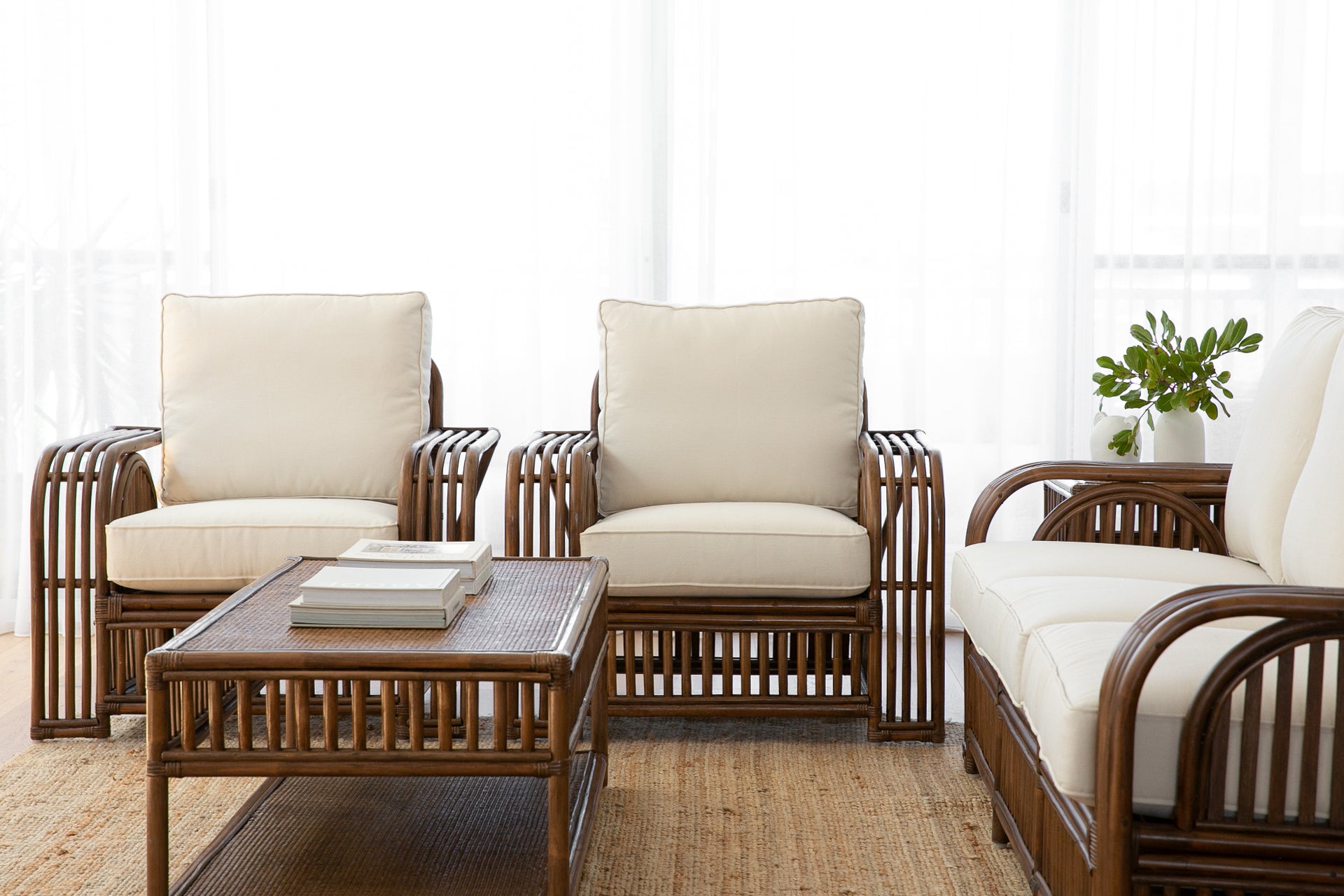 Key Largo 3 Seater. Brown Wash