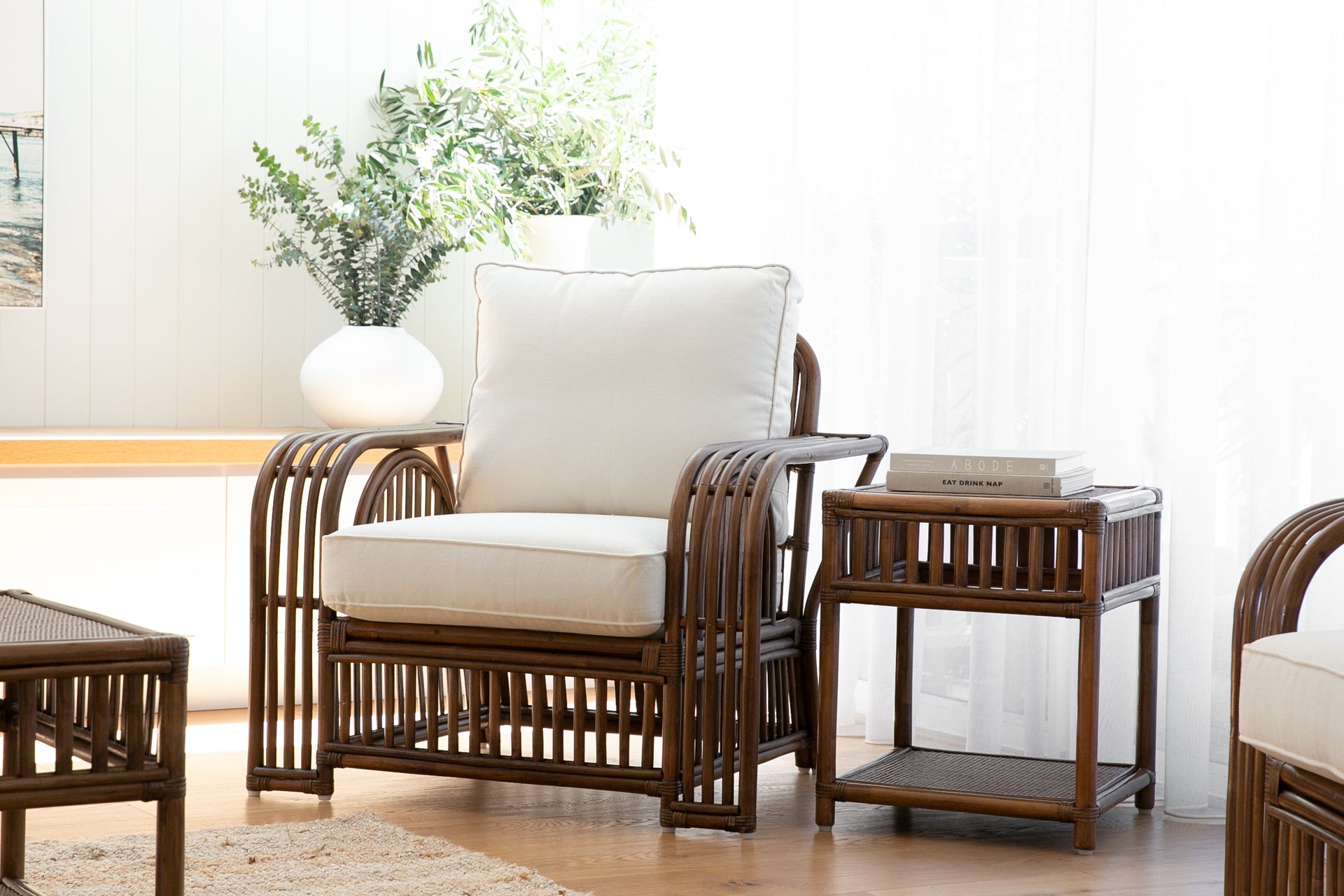 Key Largo 3 Seater. Brown Wash