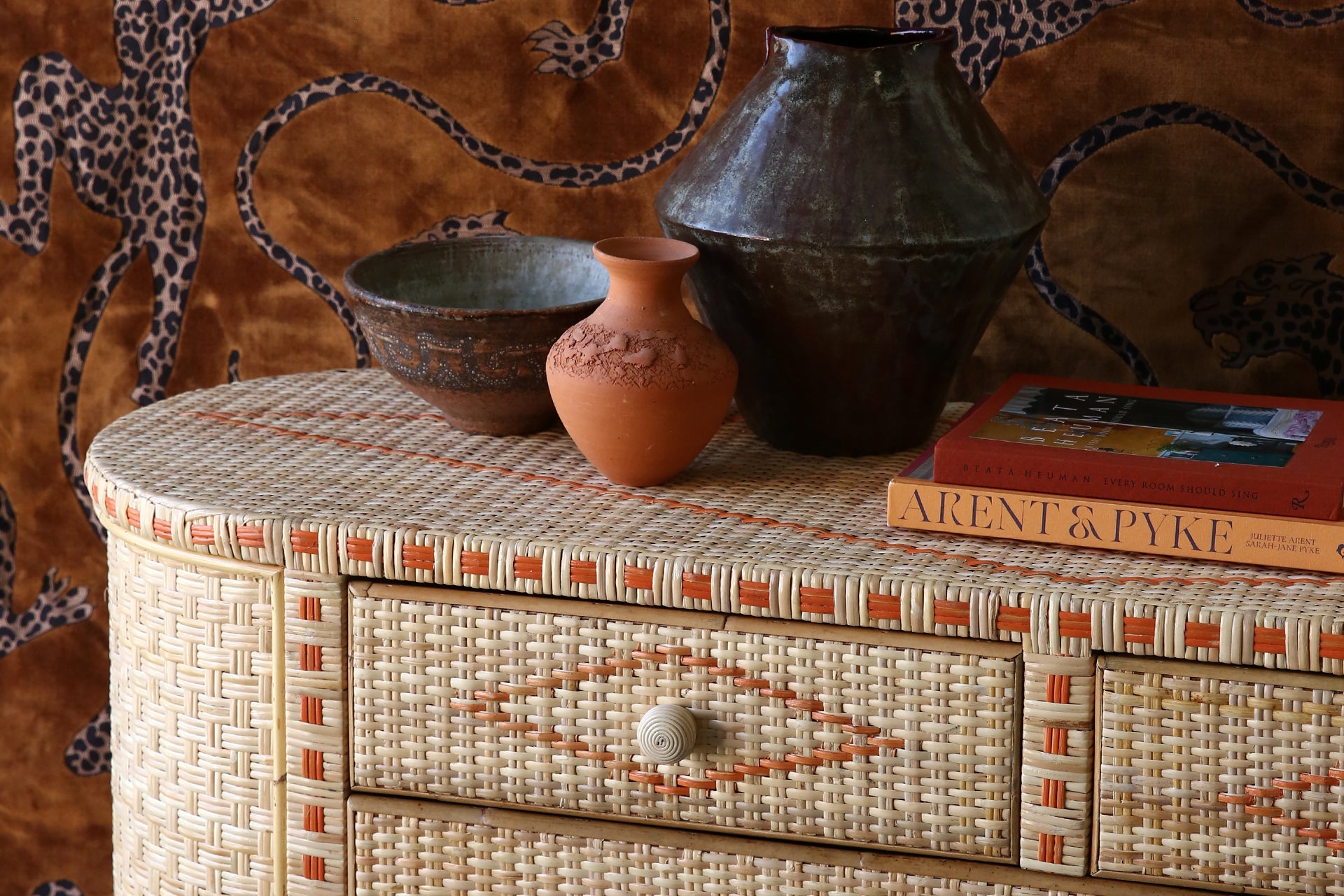 Larino 5 drawer chest - Arancia