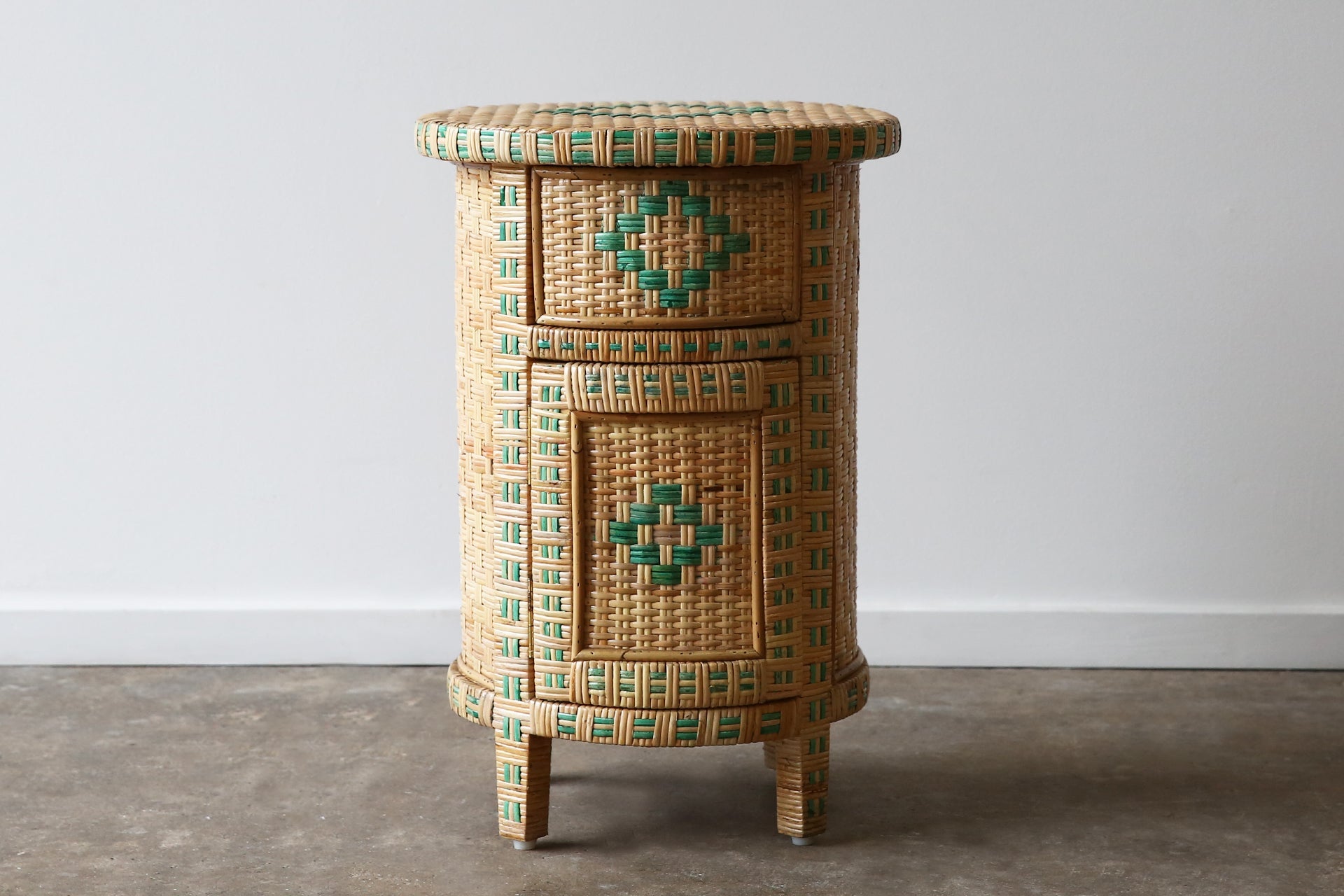 Larino Bedside Table - Green