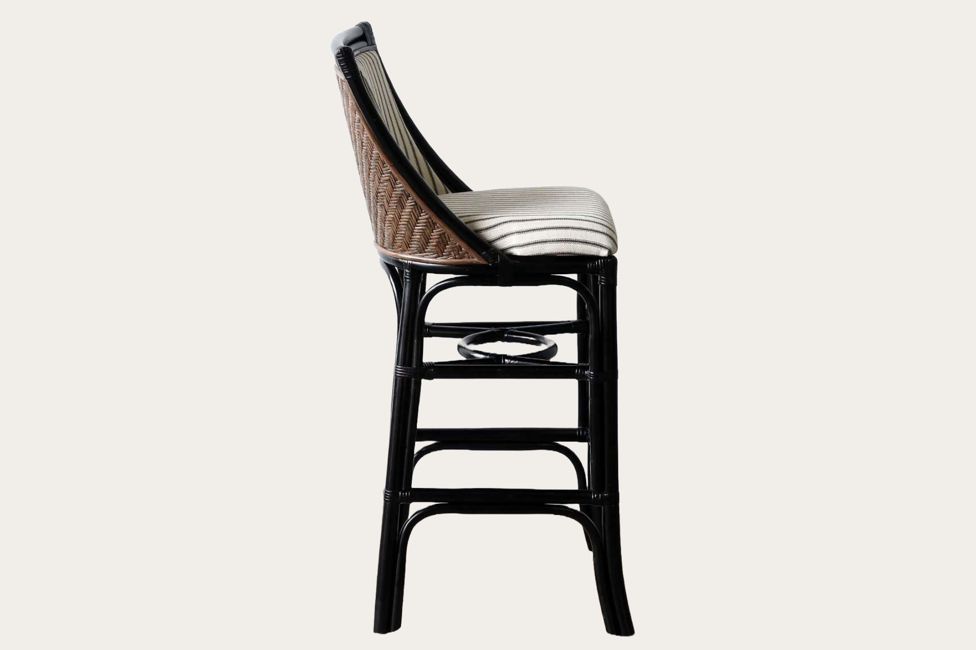 Slipper Upholstered Barstool