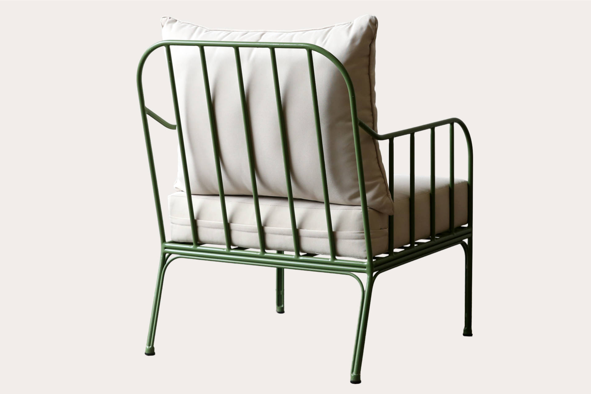 Luzon Armchair. Steel. Reseda Green
