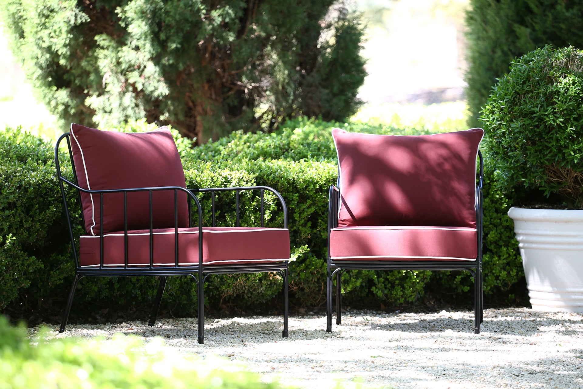 Luzon Armchair. Steel. Black