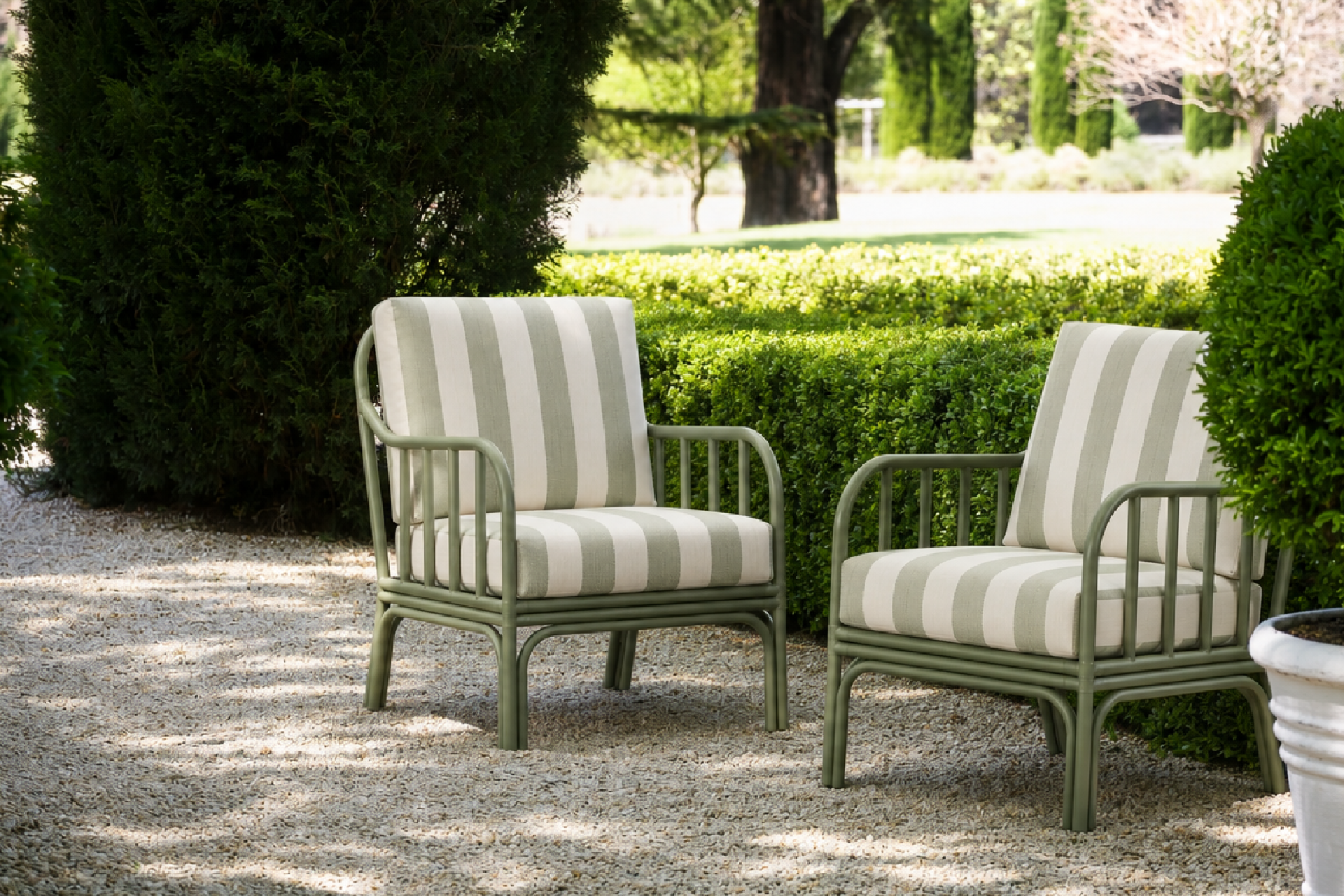 Luzon Armchair - Outdoor. Eucalyptus