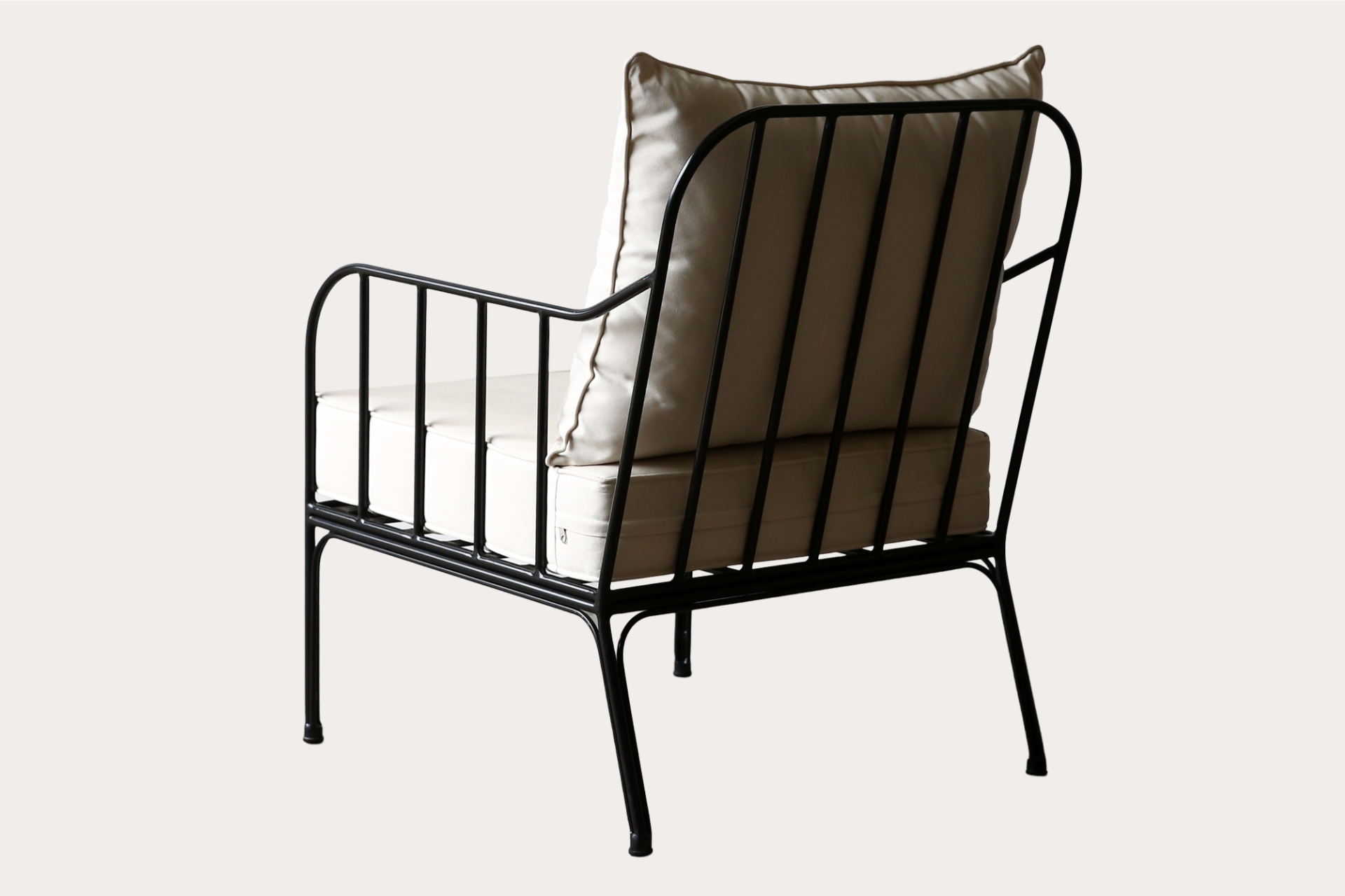 Luzon Armchair. Steel. Black