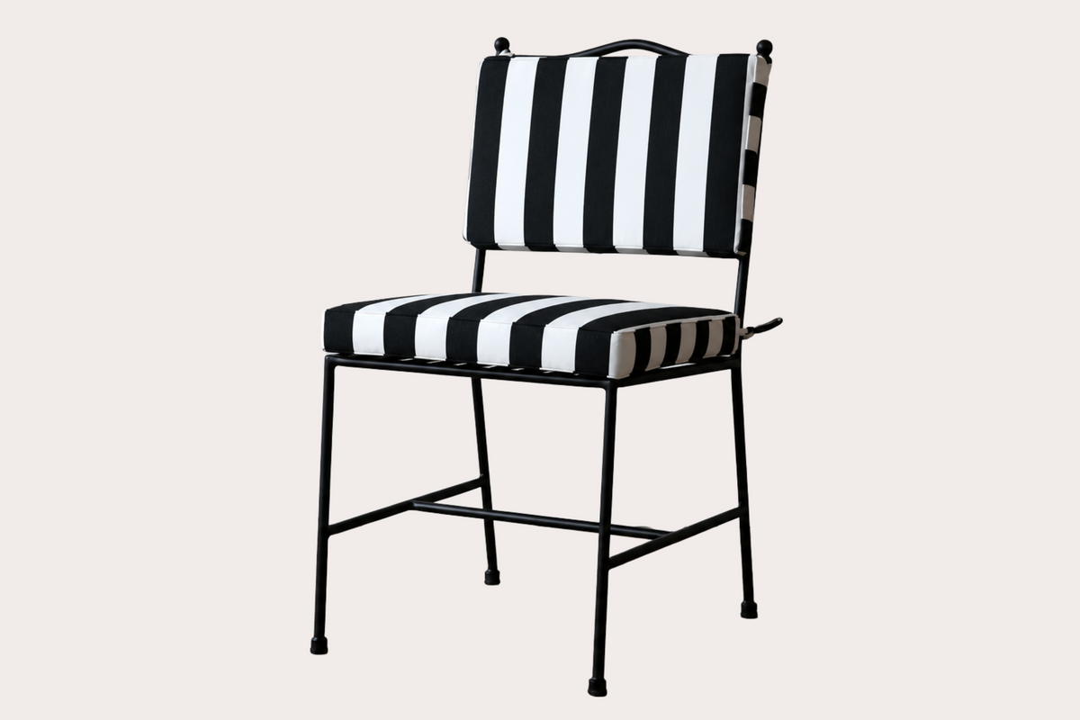 Rosalie Outdoor Dining Chair - Black