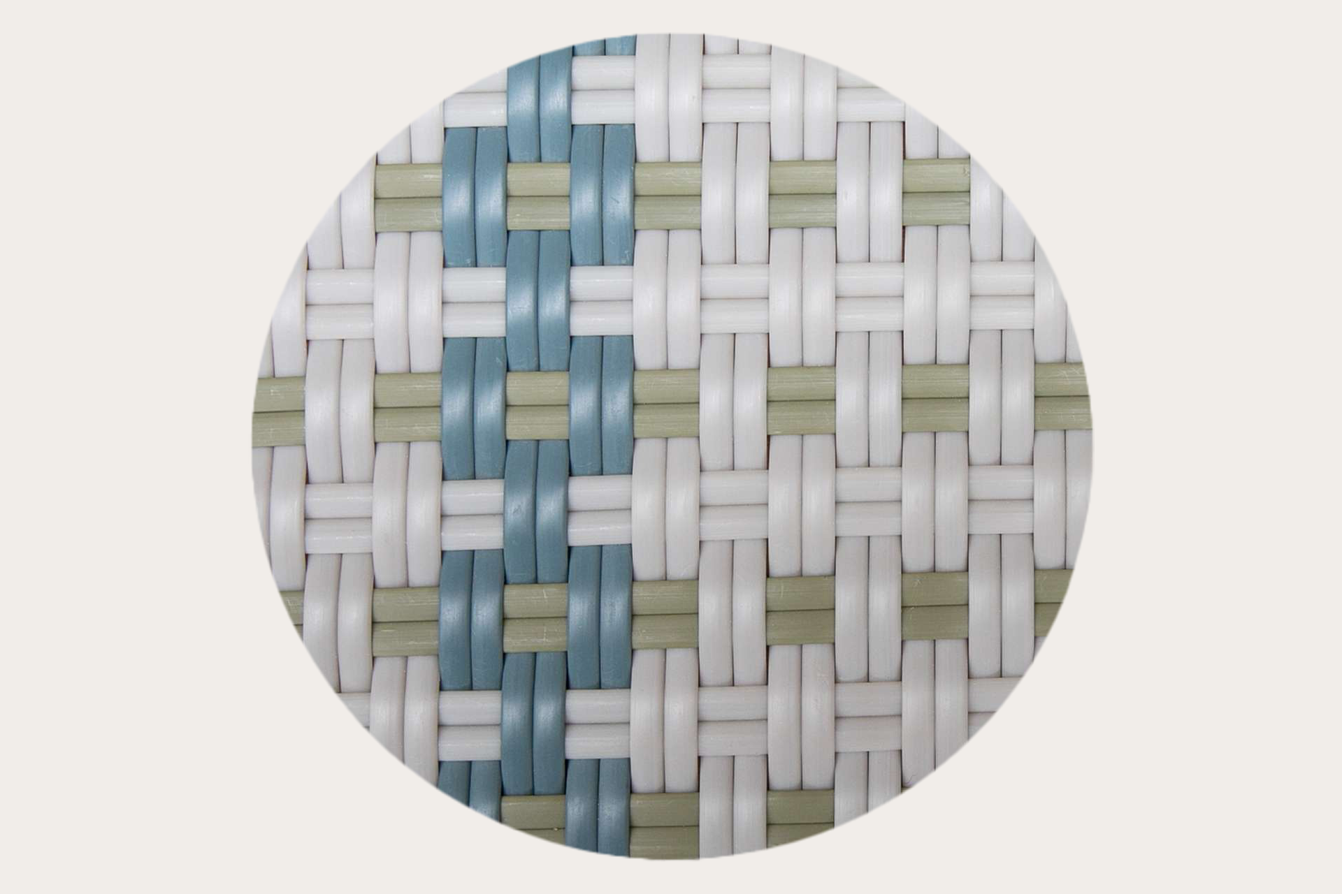 P12 Double Basket with contrast stripe