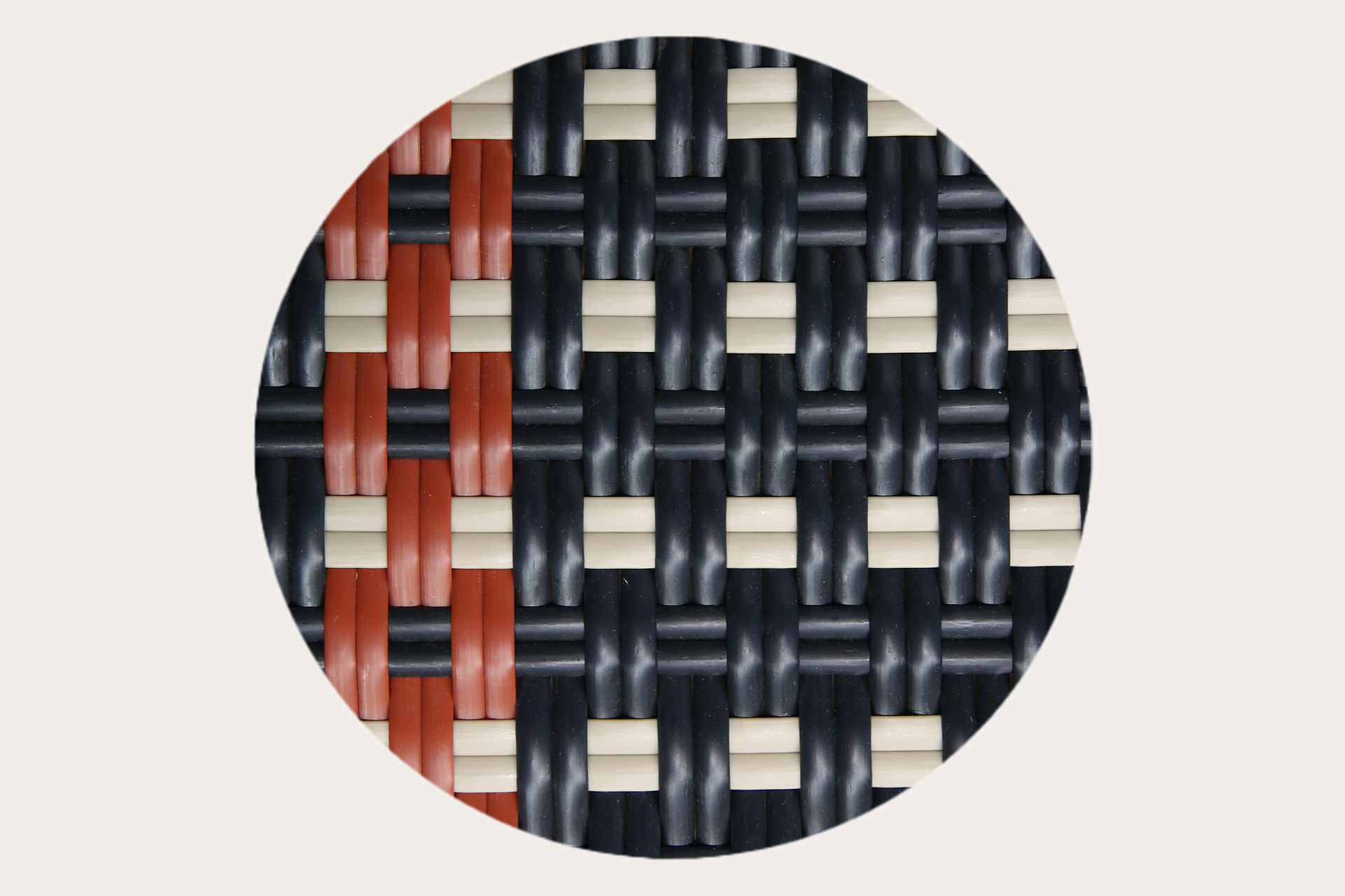 P12 Double Basket with contrast stripe
