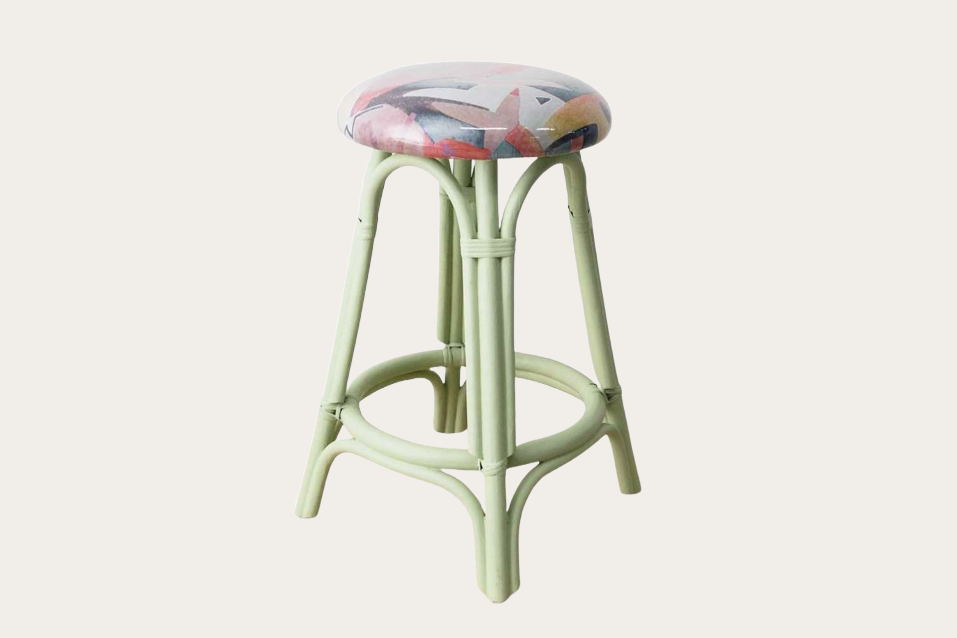 Pacifica Barstool with Upholstered Seat