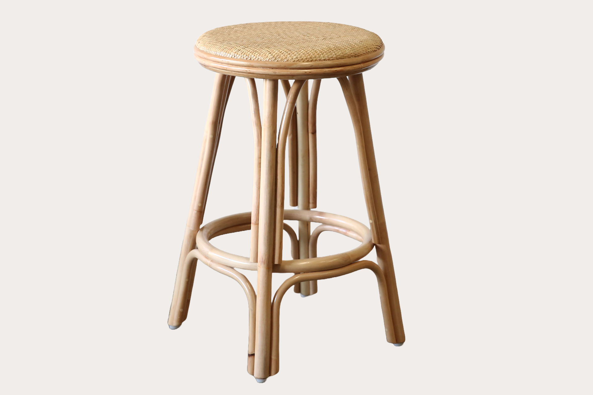 Pacifica Stool 70cm Natural Seat. Natural Frame. 3mm Weave Top