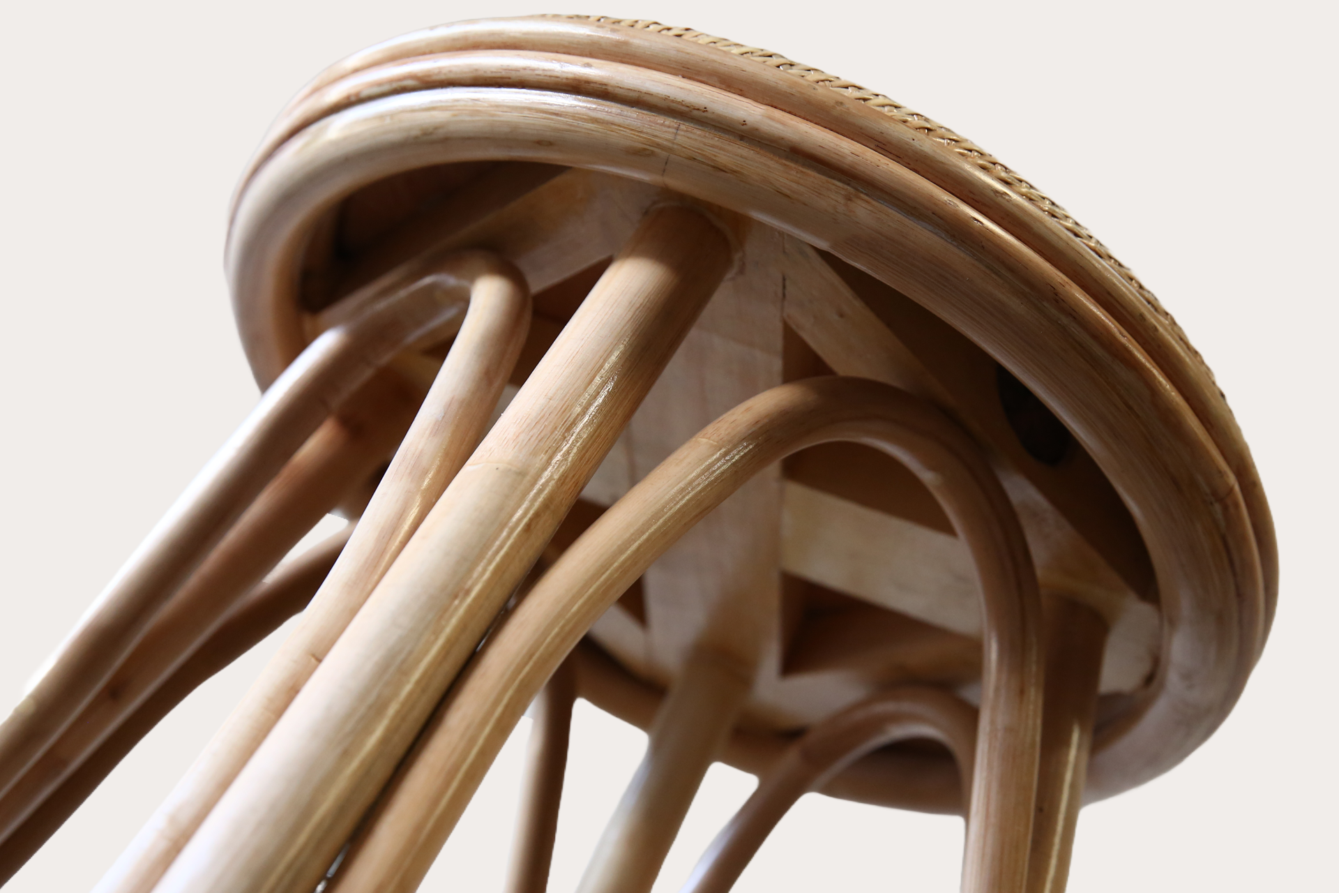 Pacifica Stool 70cm Natural Seat. Natural Frame. 3mm Weave Top