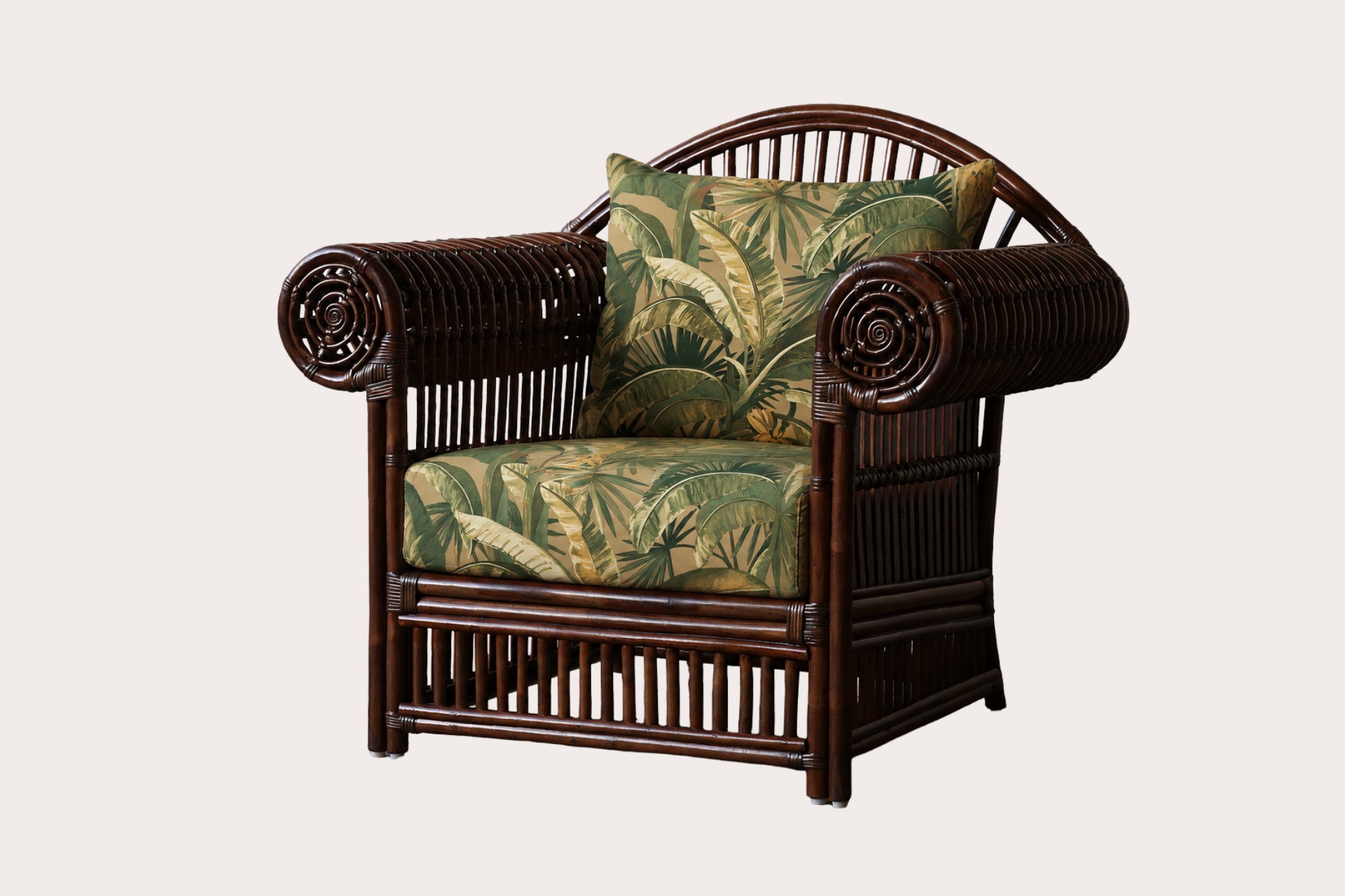 Wycombe Armchair. Brown Wash