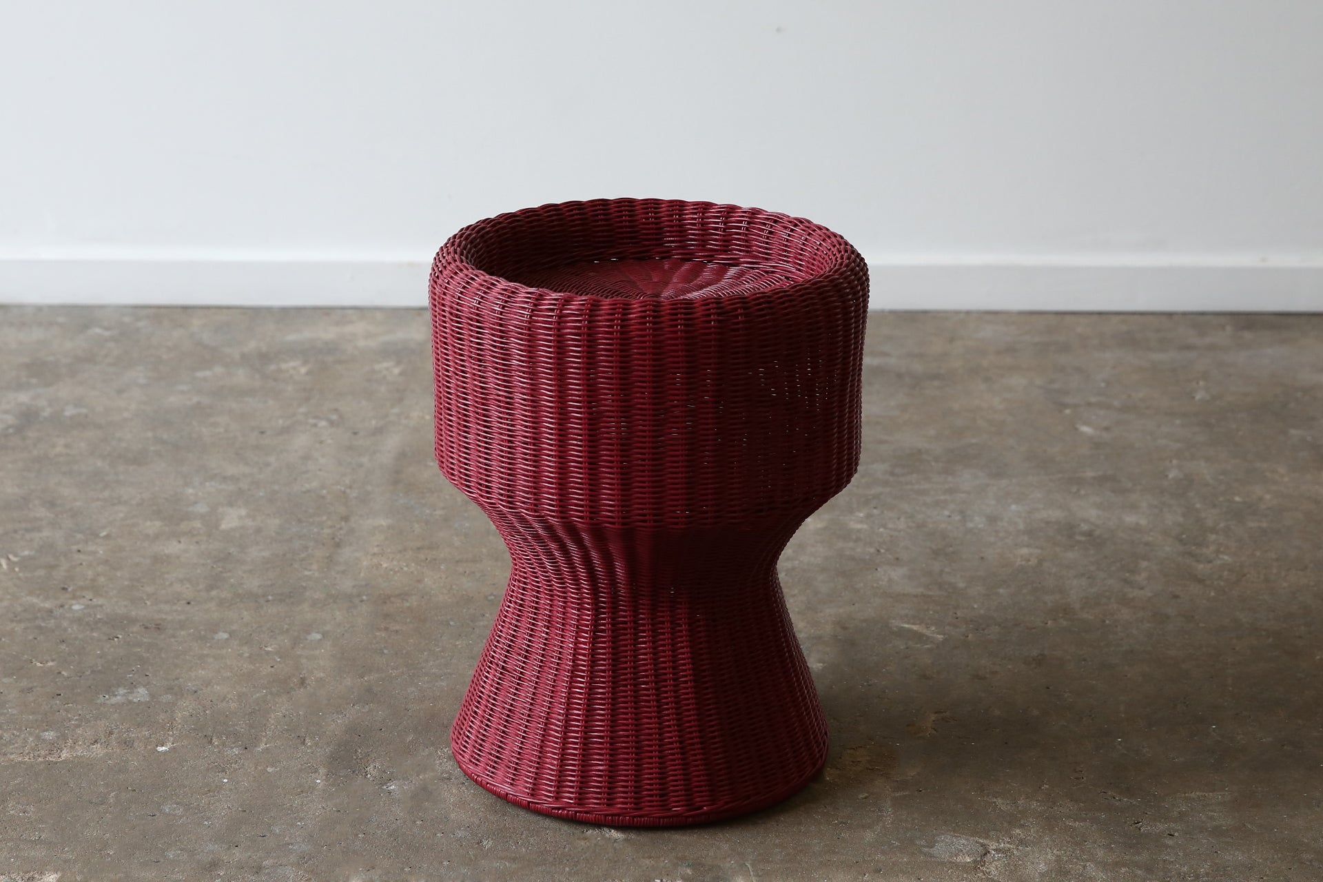 Paloma Stool 47cm Seat Height. Red Violet