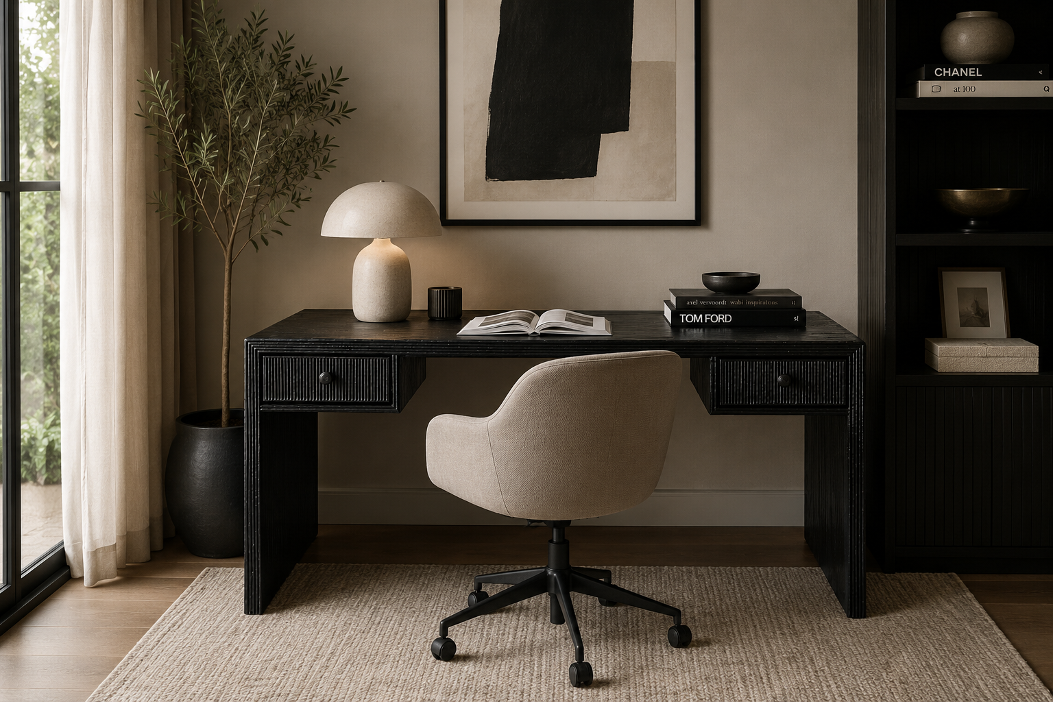 Waterfall Custom Desk