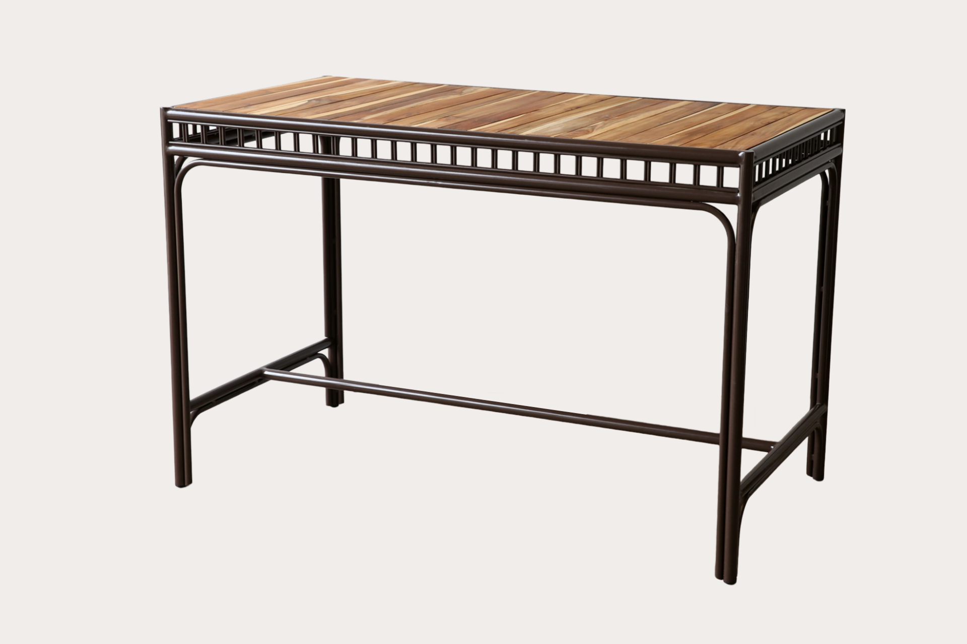 Custom President Bar Table with Nordic Stools