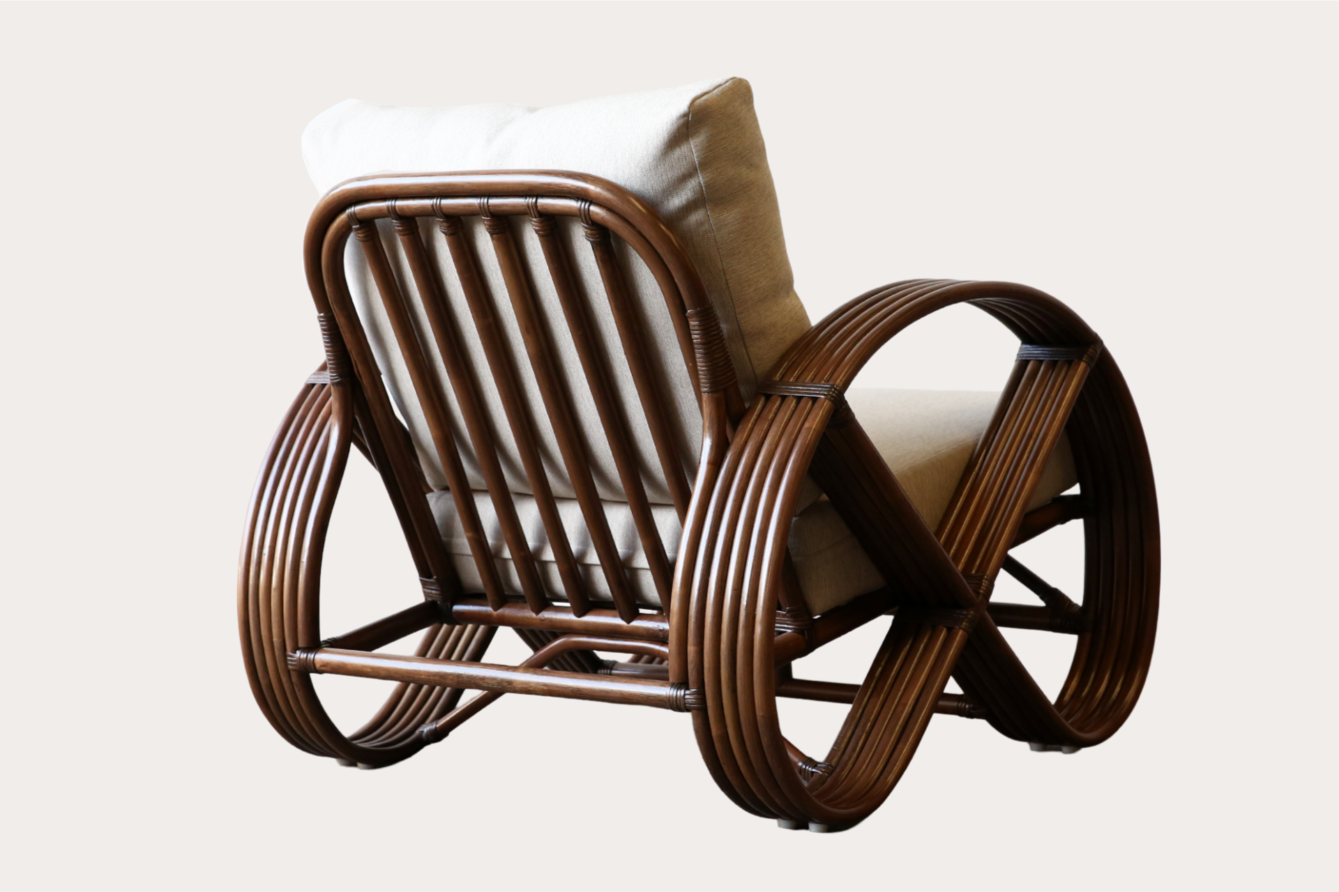 Portofino Armchair - Brown Wash
