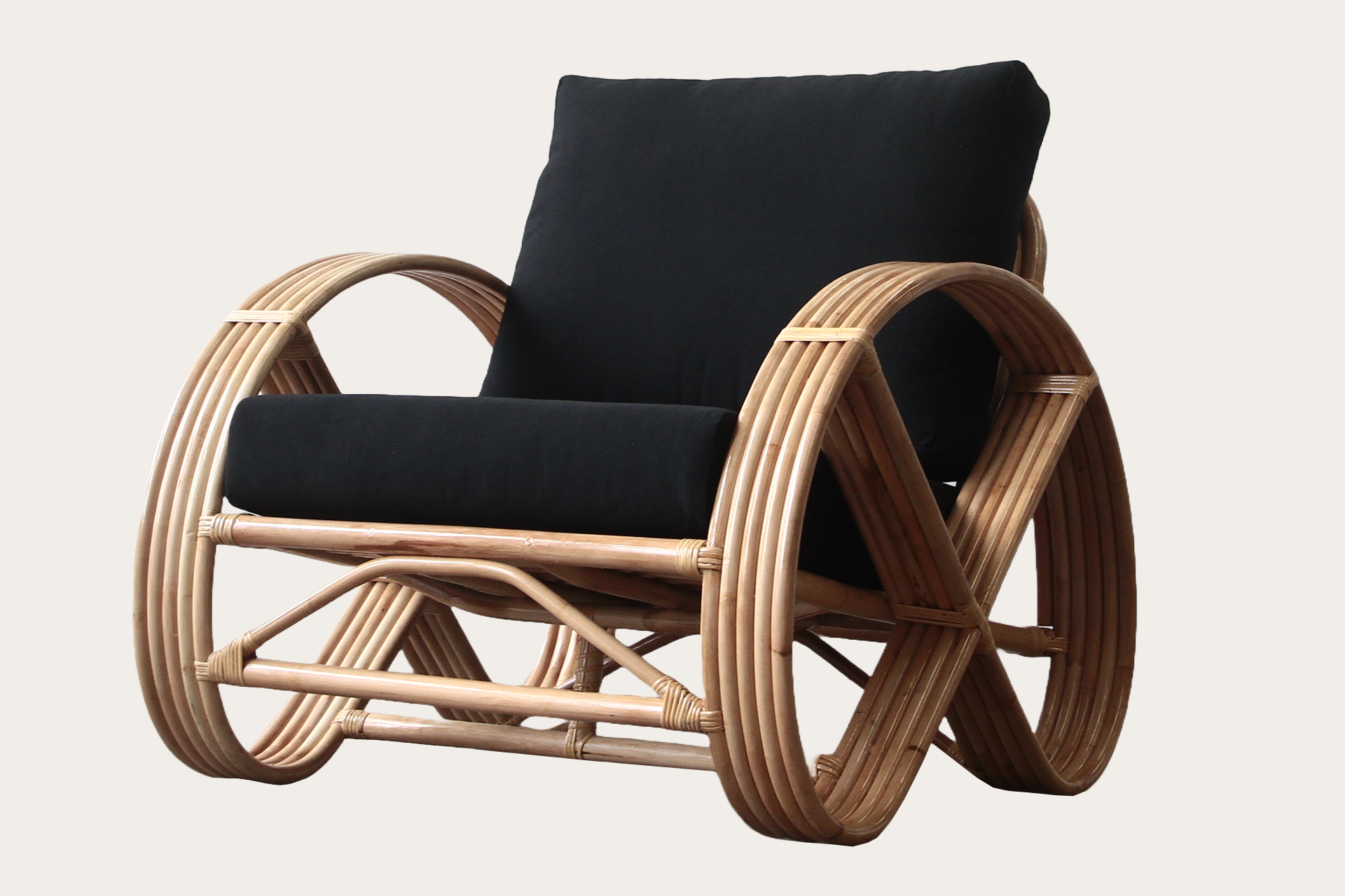 Portofino Armchair - Natural Rattan