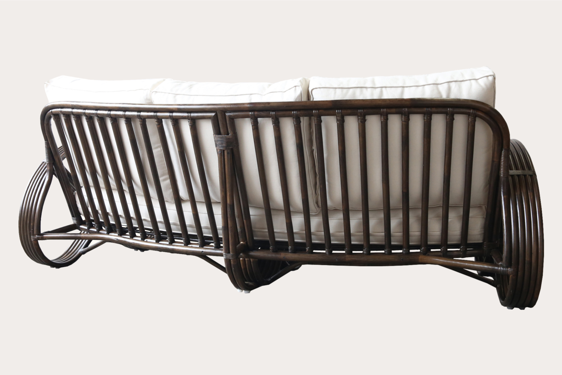 Portofino Curved 3 seater. Tobacco