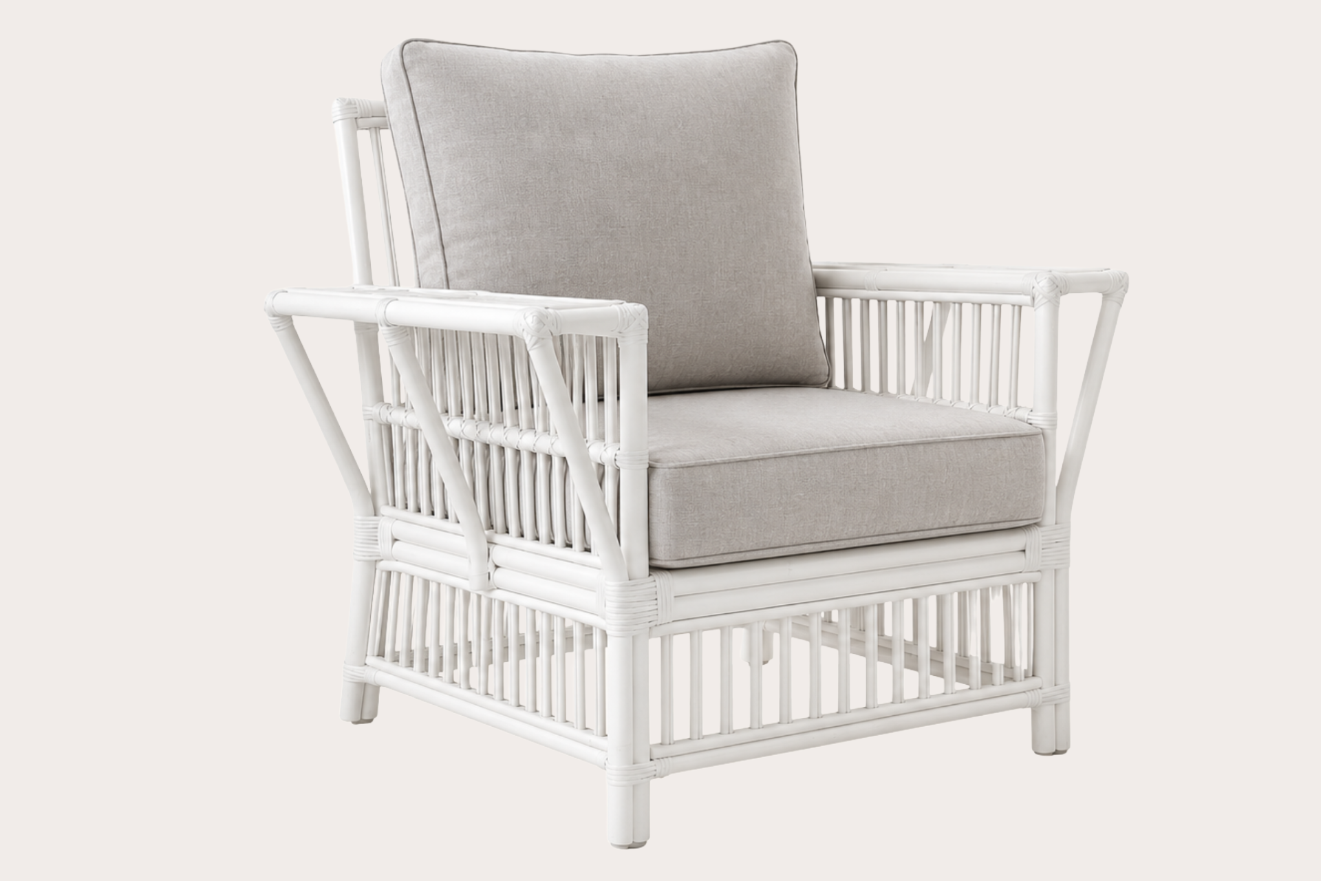 President Armchair. White